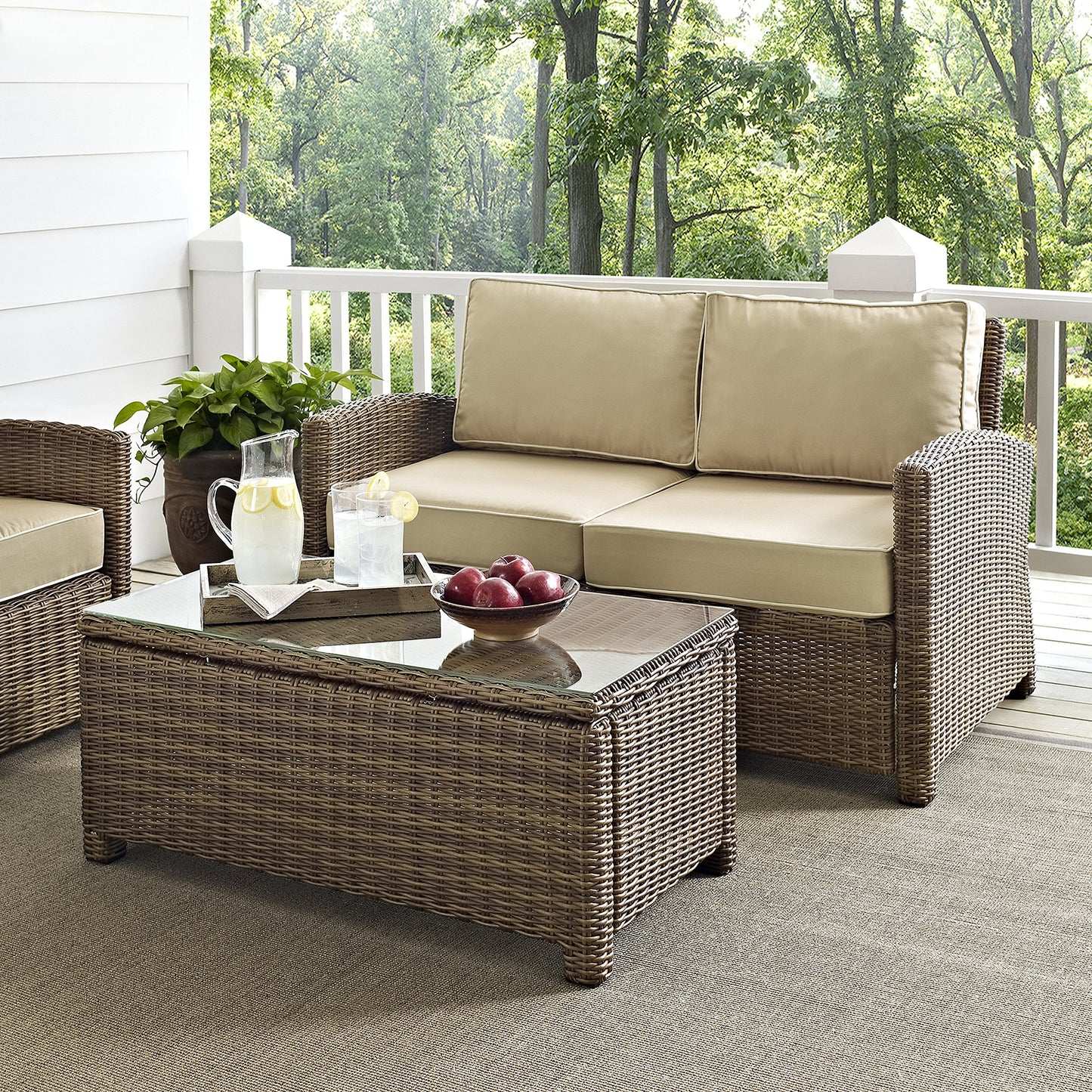 Patio Furniture Sets | CasaFoyerS BRADENTON COLLECTION | All-Weather Wicker Conversational Set | Outdoor Entertainment | casafoyer.myshopify.com