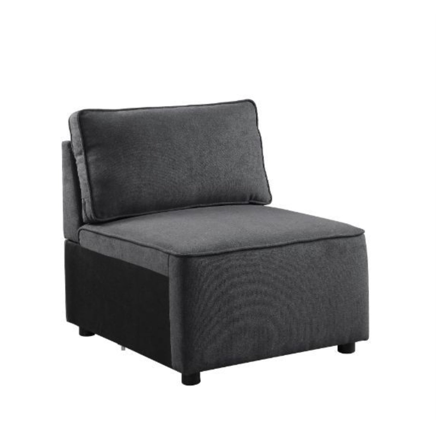 CasaFoyer Silvester Sectional Sofa - Customizable, Comfortable, and Stylish Gray Fabric Modular Sofa with Pocketed Coil Seat Construction. Perfect for an Elegant and Functional Living Space.