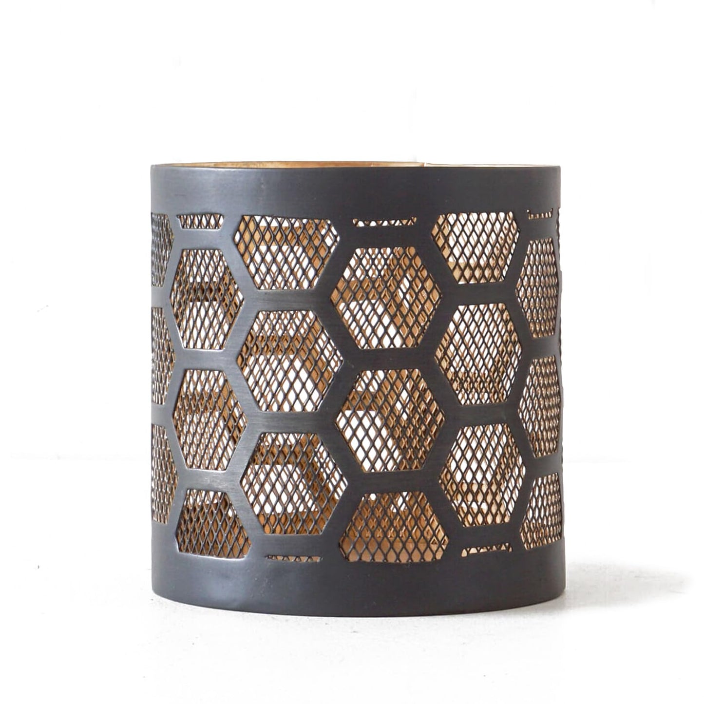 Hurricane Candleholders, Kitchen & Dining Features | Iron Hurricane Tealight Holder - Matte Black Finish - Handcrafted - Versatile - Indoor Use Only - 12.5x13x12.5cm | casafoyer.myshopify.com