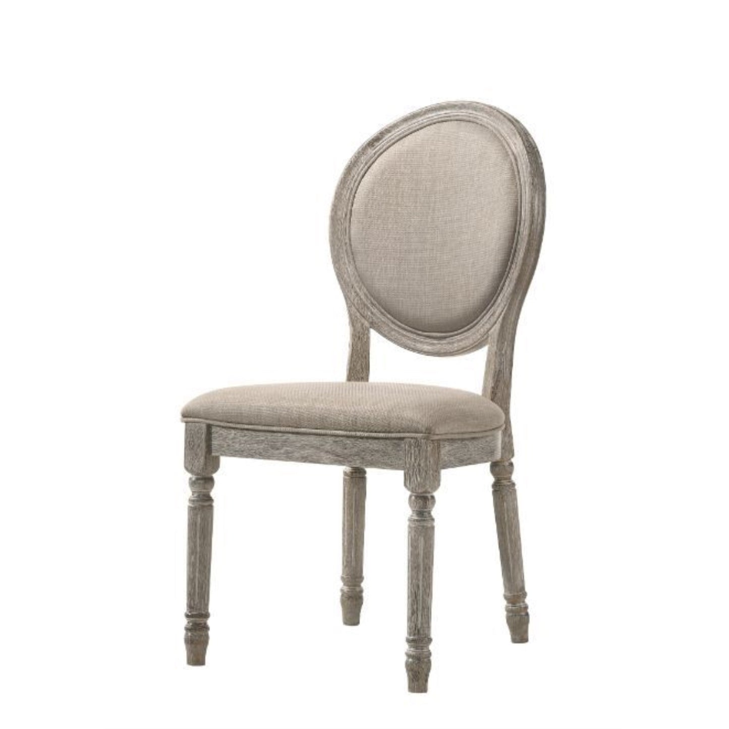 CasaFoyer Faustine Dining Collection: Modern Design, Salvaged Light Oak Finish, Choice of Side Chairs