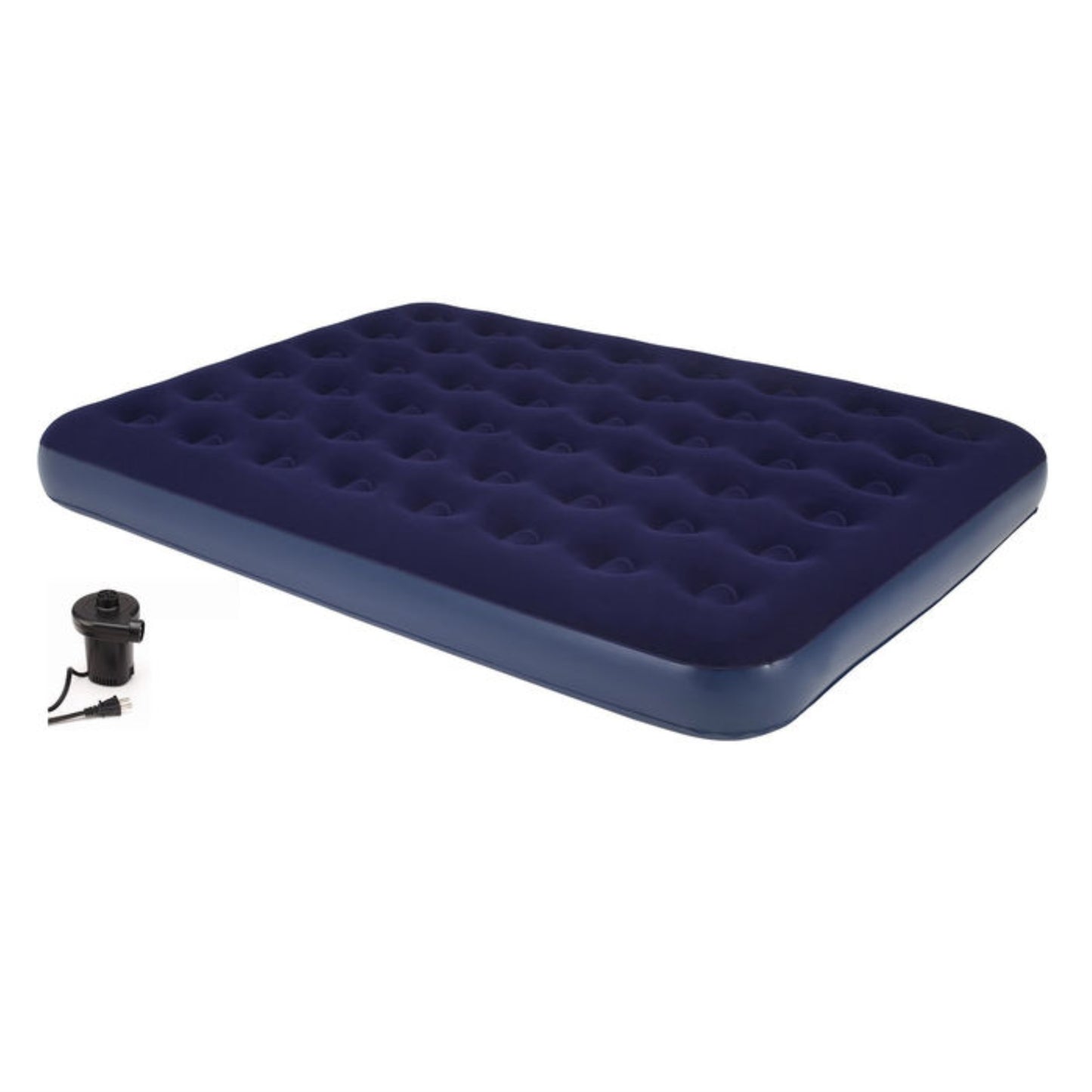 CasaFoyer Second Avenue Collection Classic Full Air Mattress with Electric Air Pump - Instant Bedding Solution, Stain-Resistant, Waterproof, Easy to Clean, Durable & Comfortable