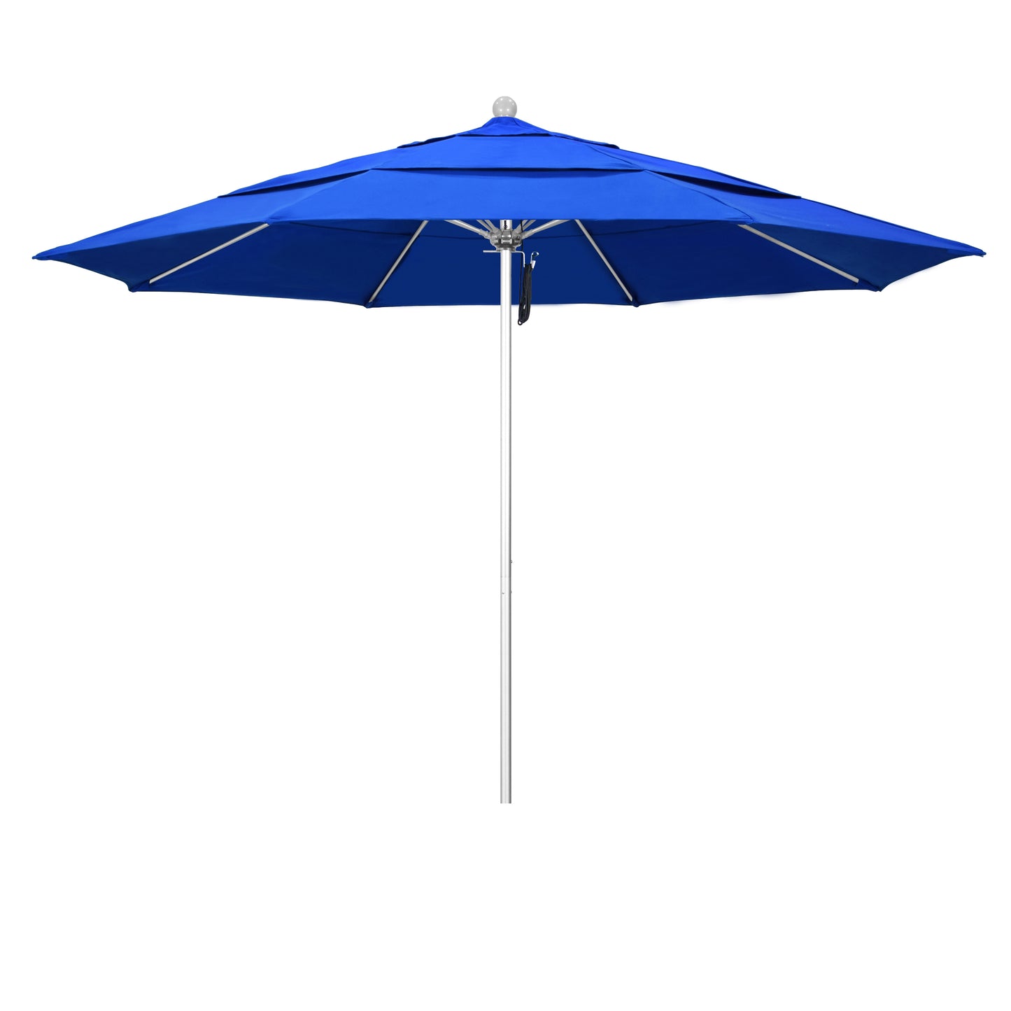CasaFoyer 11' Commercial Grade Umbrella with Sturdy Aluminum Frame, Fiberglass Ribs, and Pulley Lift System - 3-Year Warranty, Ideal for Residential and Commercial Use
