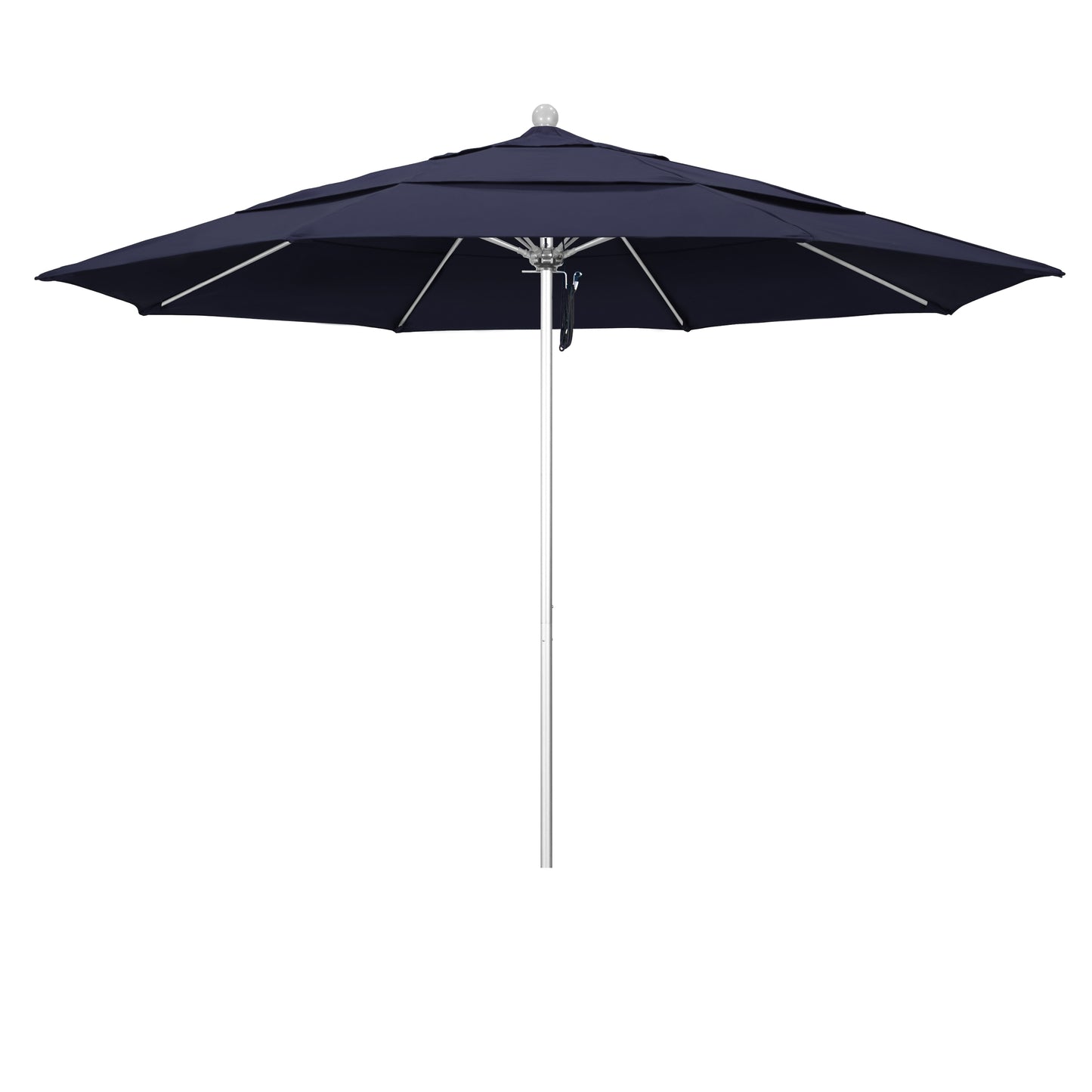CasaFoyer 11' Commercial-Grade Patio Umbrella | Heavy-Duty Aluminum Frame | Fiberglass Ribs | Pulley Lift System | 3-Year Warranty | Sunbrella Fabric