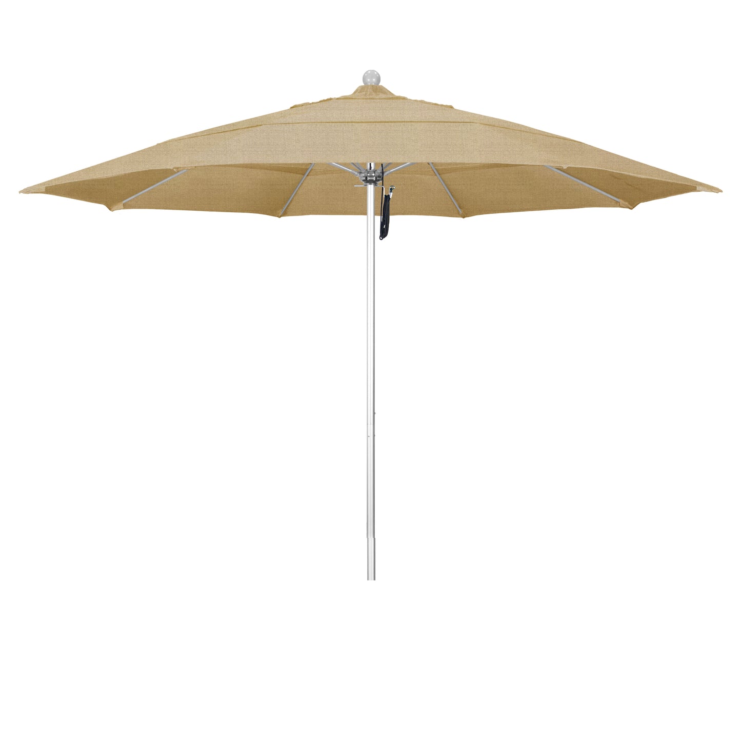 CasaFoyer 11' Commercial Grade Patio Umbrella - Heavy-Duty Construction, Aluminum Frame, Fiberglass Ribs, Pulley Lift System, 3-Year Warranty