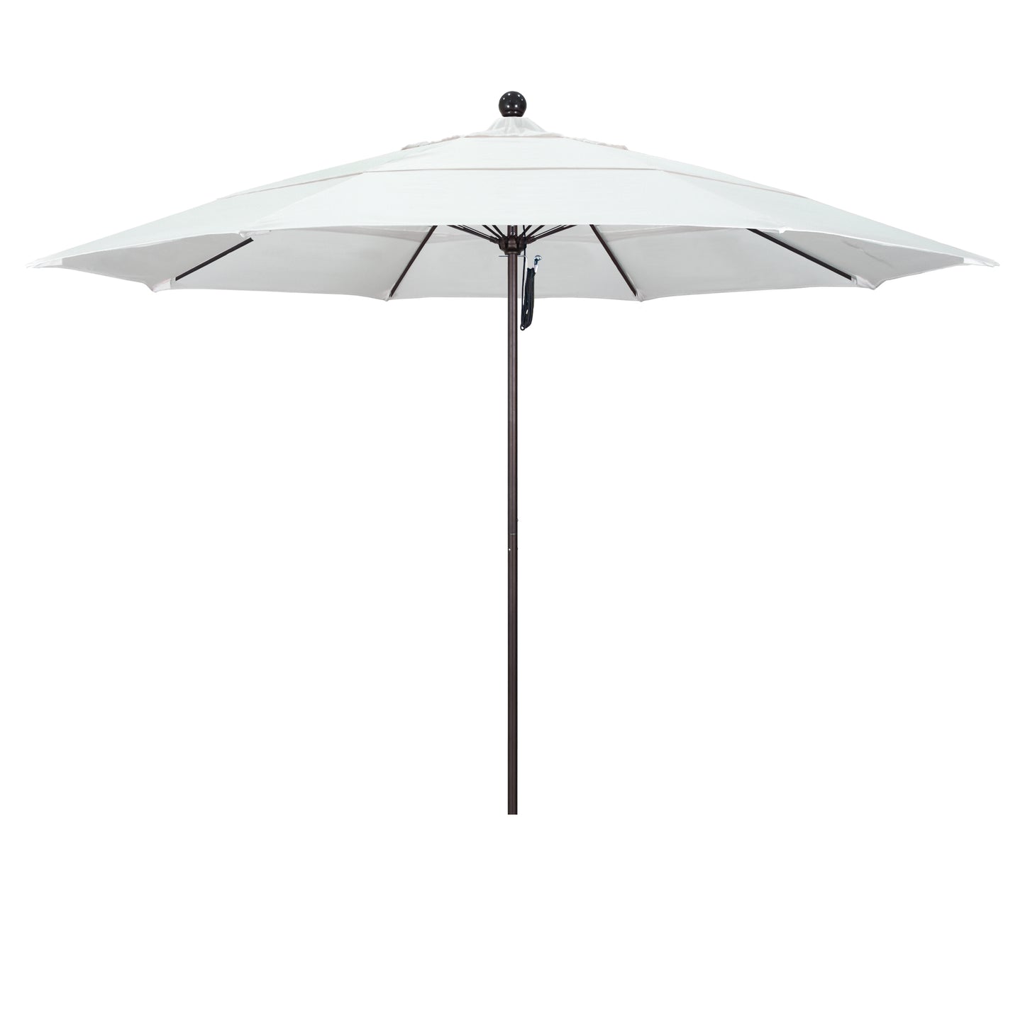 CasaFoyer 11' Commercial Grade Patio Umbrella | Heavy-Duty Construction | Aluminum Frame | Fiberglass Ribs | Pulley Lift System | 3-Year Warranty