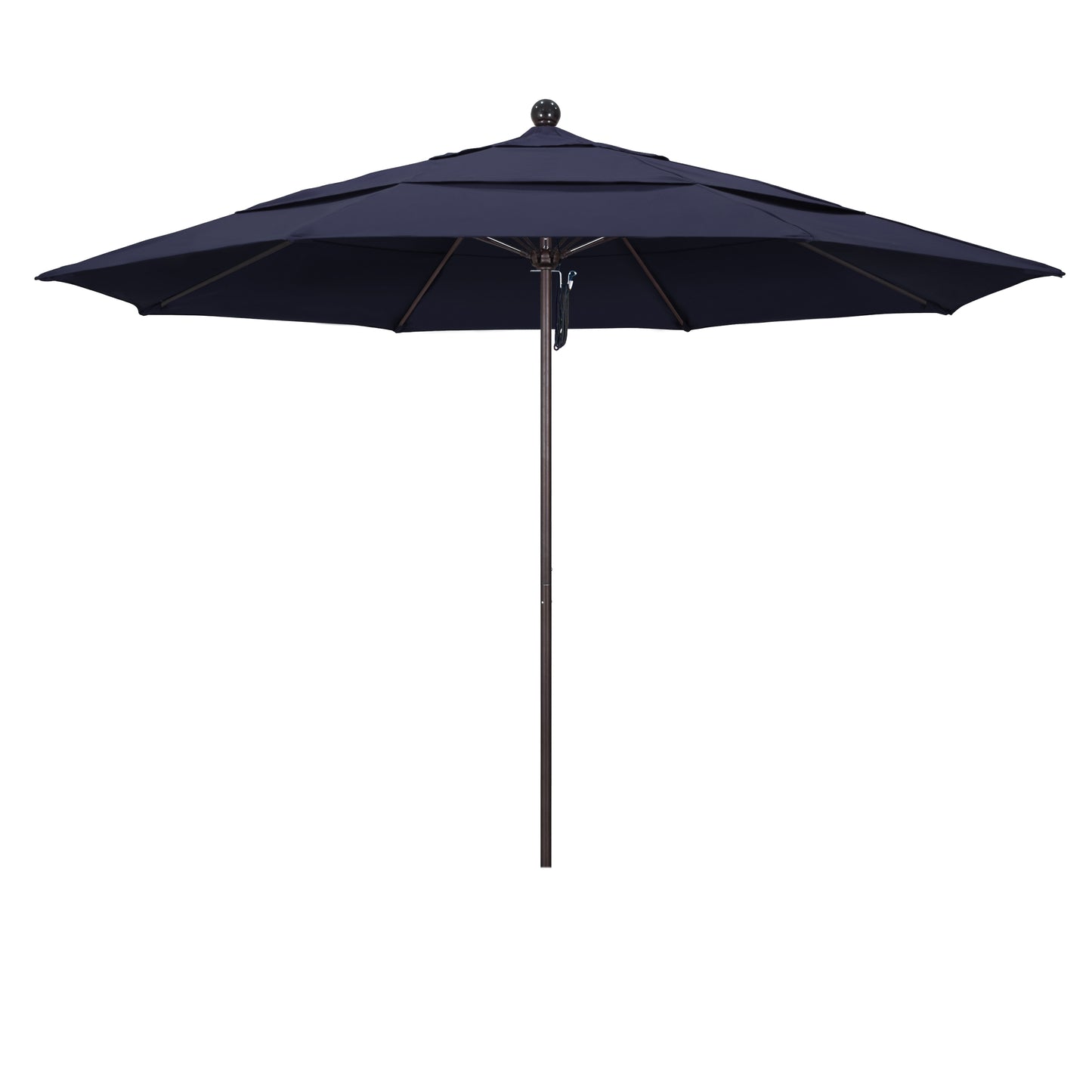 CasaFoyer 11' Commercial-Grade Patio Umbrella | Heavy-Duty Aluminum Frame | Fiberglass Ribs | Pulley Lift System | 3-Year Warranty | Sunbrella Fabric