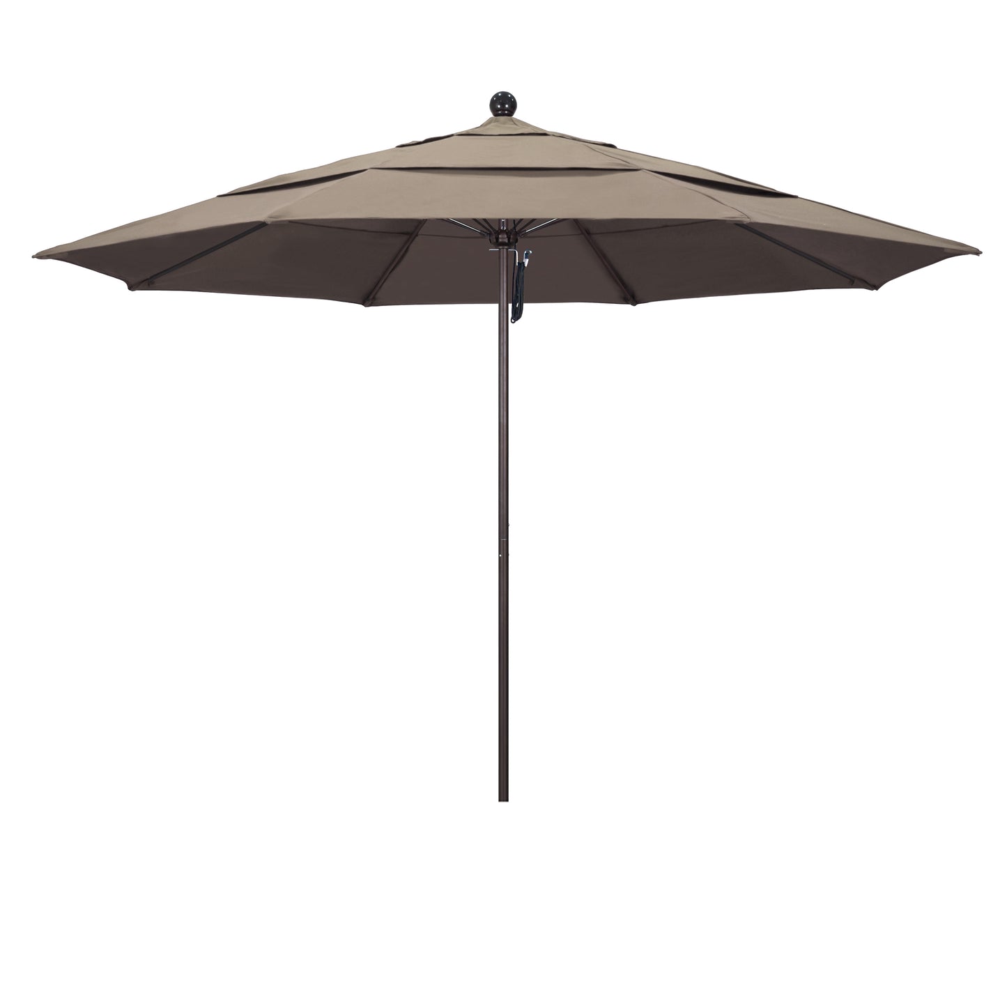 CasaFoyer 11' Commercial Grade Patio Umbrella with Heavy-Duty Construction, Aluminum Frame, Fiberglass Ribs, and 3-Year Warranty