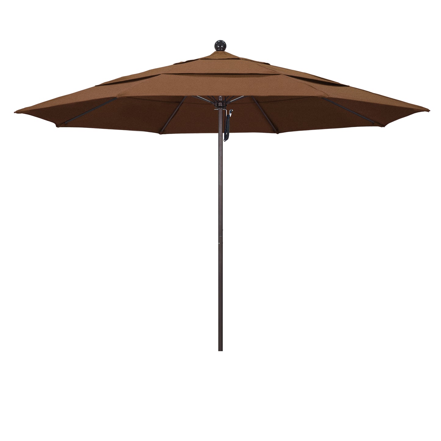 CasaFoyer 11' Commercial Grade Patio Umbrella with Heavy-Duty Construction, Aluminum Frame, Fiberglass Ribs, and 3-Year Warranty