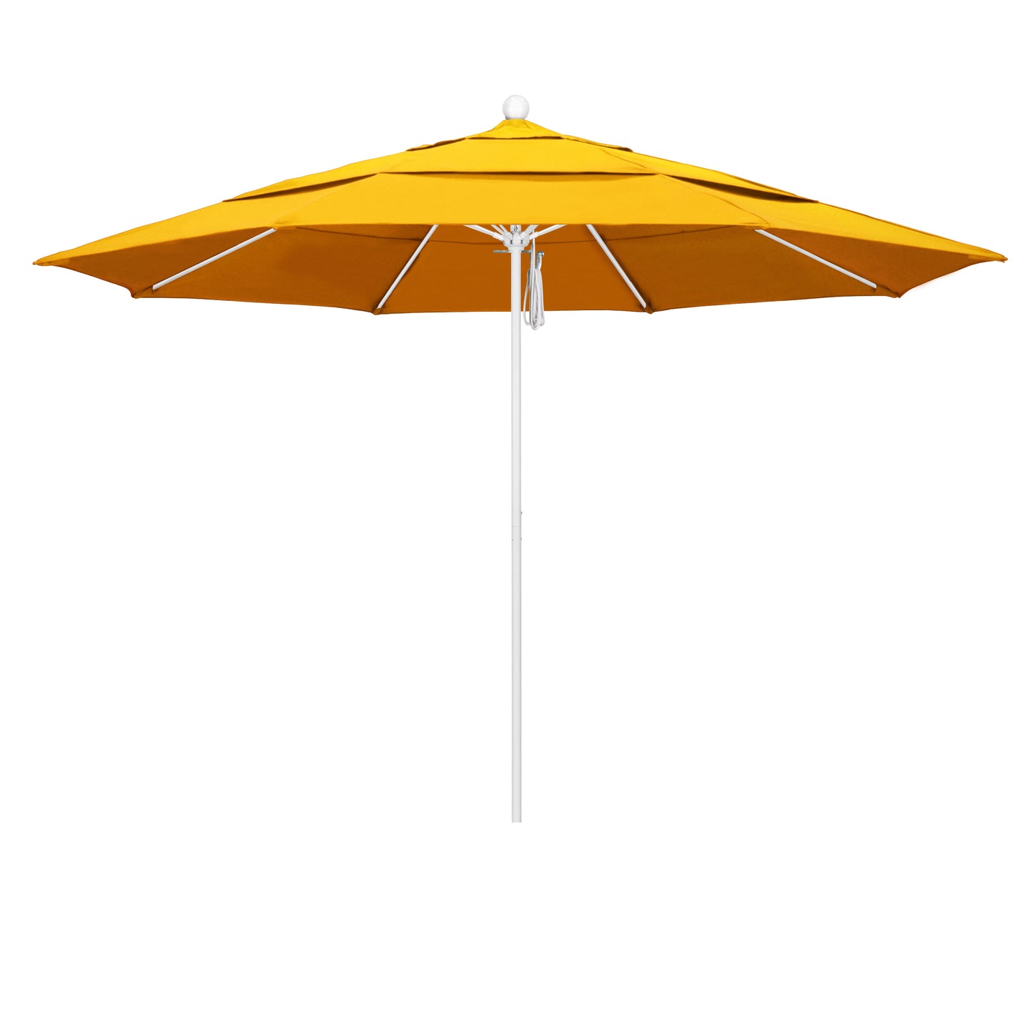 CasaFoyer 11' Commercial Grade Patio Umbrella | Heavy-Duty Construction | Aluminum Frame | Fiberglass Ribs | Pulley Lift System | 3-Year Warranty
