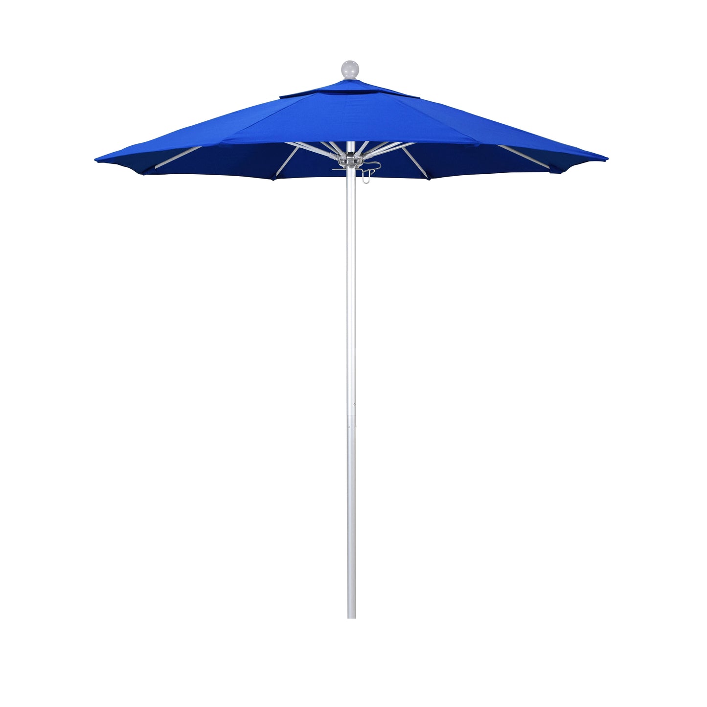 CasaFoyer 7.5' Commercial Grade Patio Umbrella with Aluminum Frame, Fiberglass Ribs, and Push Lift System - Durable and Stable for Residential and Commercial Use