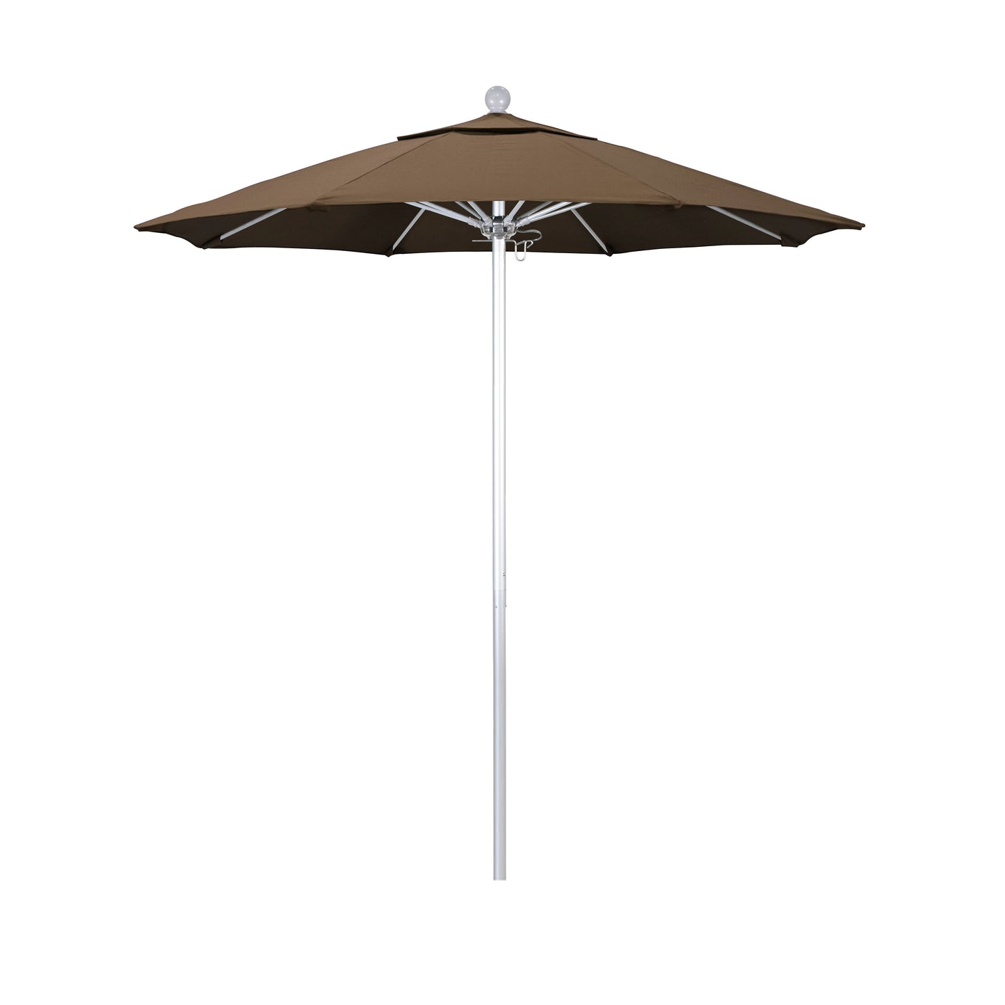 CasaFoyer 7.5' Commercial Grade Patio Umbrella | Sturdy Aluminum Frame | Fiberglass Ribs | Push Lift System | 3-Year Warranty | Durable & Reliable