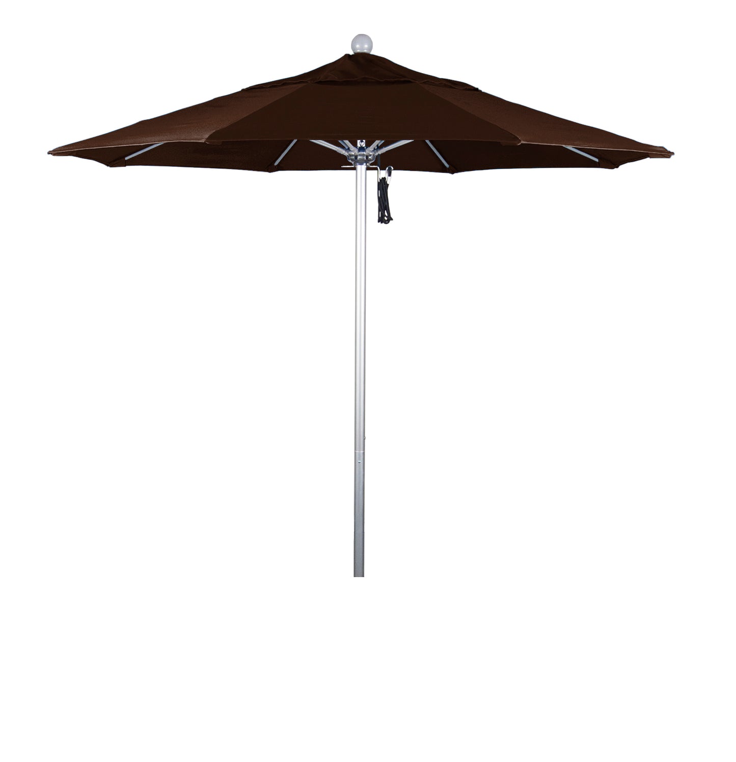CasaFoyer 7.5' Commercial Grade Umbrella with Aluminum Frame, Fiberglass Ribs, and Push Lift System - Durable and User-Friendly. 3-Year Warranty.