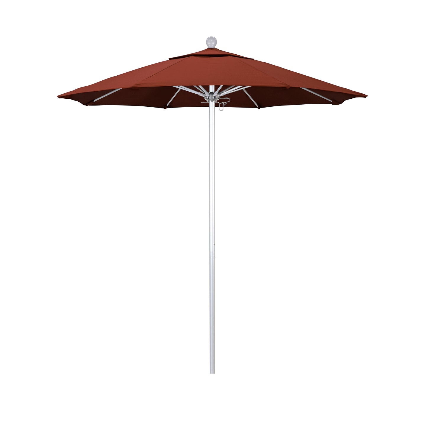 CasaFoyer 7.5' Commercial Grade Patio Umbrella | Sturdy Aluminum Frame | Fiberglass Ribs | Push Lift System | 3-Year Warranty | Ideal for Residential & Commercial Use