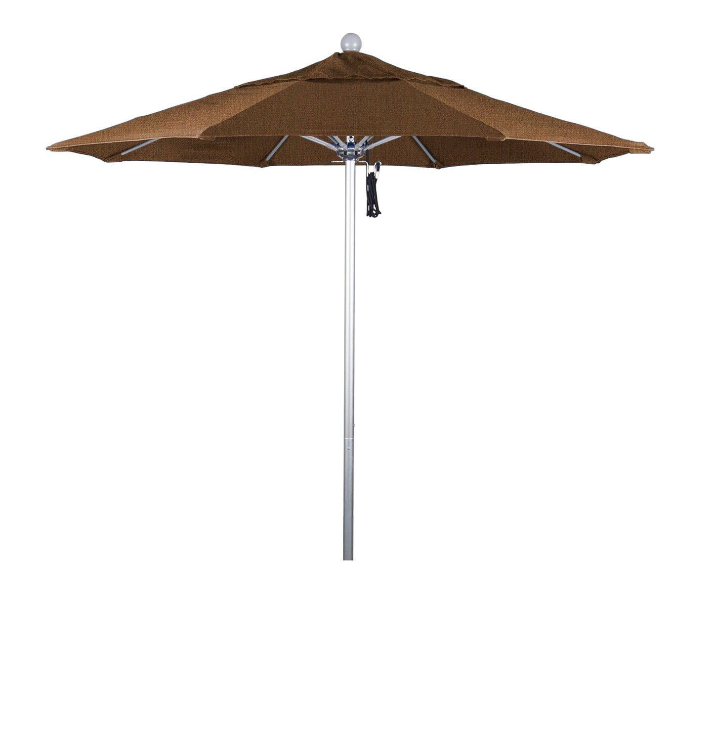 CasaFoyer 7.5' Commercial Grade Umbrella with Robust Aluminum Frame, Fiberglass Ribs, and Push Lift System - Durable and Stable for Residential and Commercial Use