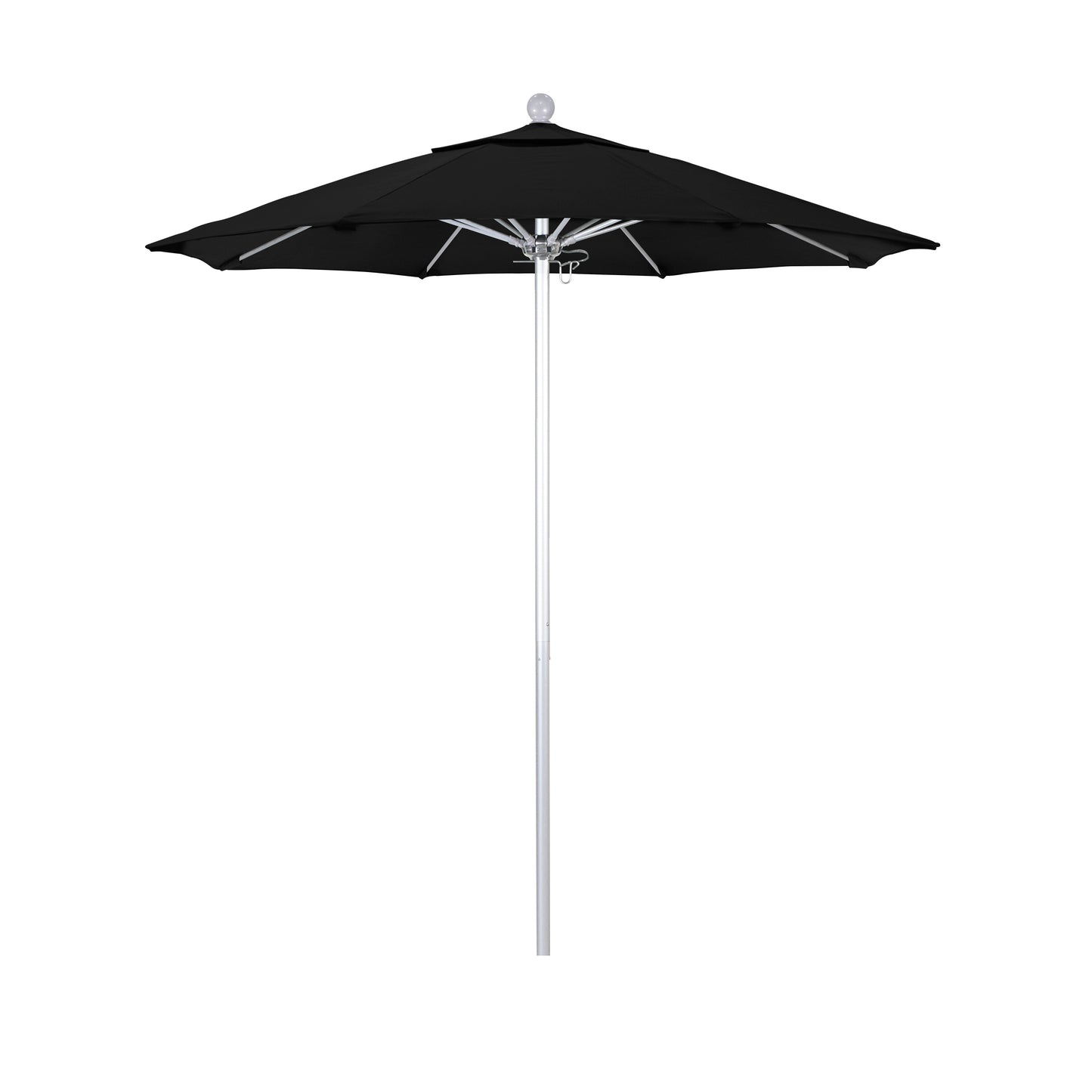 CasaFoyer 7.5' Commercial Grade Umbrella | Sturdy Aluminum Frame | Fiberglass Ribs | Push Lift System | 3-Year Warranty | Ideal for Residential & Commercial Use