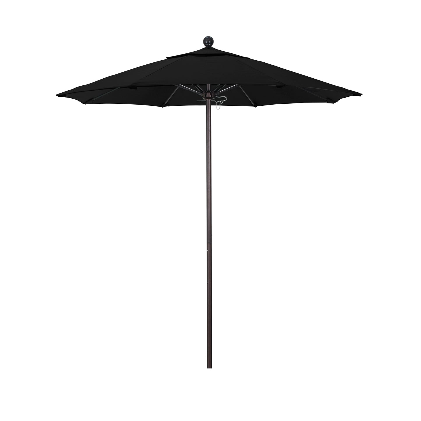 CasaFoyer 7.5' Commercial Grade Patio Umbrella | Sturdy Aluminum Frame | Fiberglass Ribs | Push Lift System | 3-Year Warranty | Ideal for Residential & Commercial Use