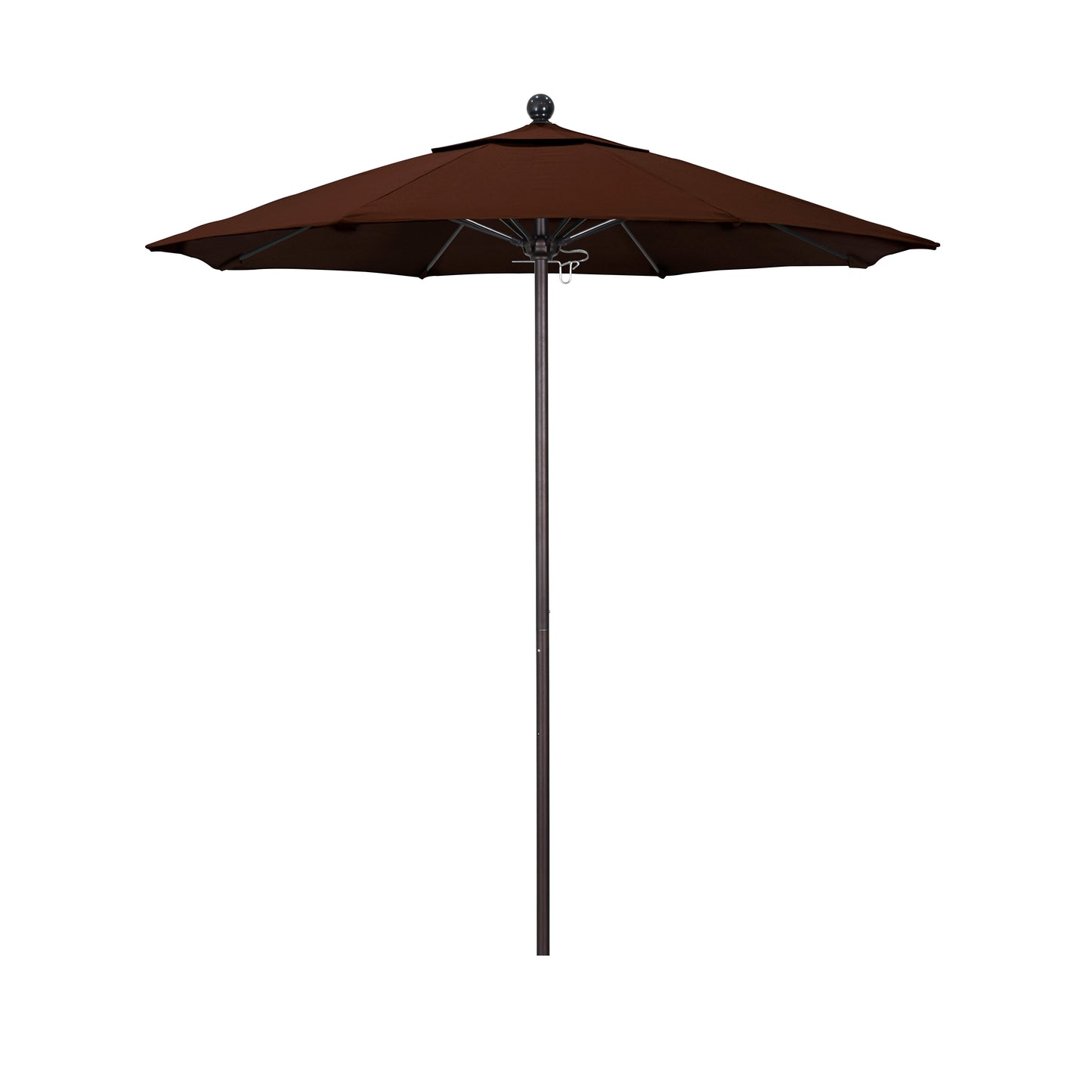 CasaFoyer 7.5' Commercial Grade Patio Umbrella | Sturdy Aluminum Frame | Fiberglass Ribs | Push Lift System | Extended 3-Year Warranty