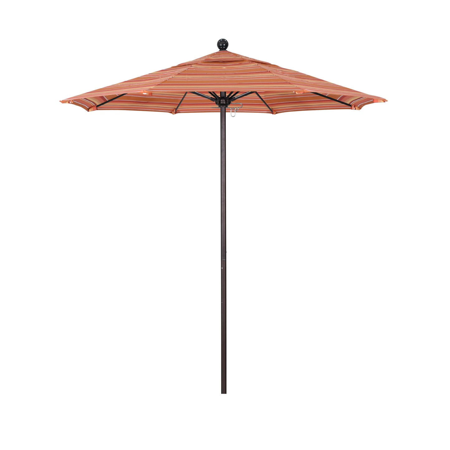 CasaFoyer 7.5' Commercial Grade Umbrella with Aluminum Frame and Fiberglass Ribs - Durable and User-Friendly with Push Lift System - 3-Year Warranty