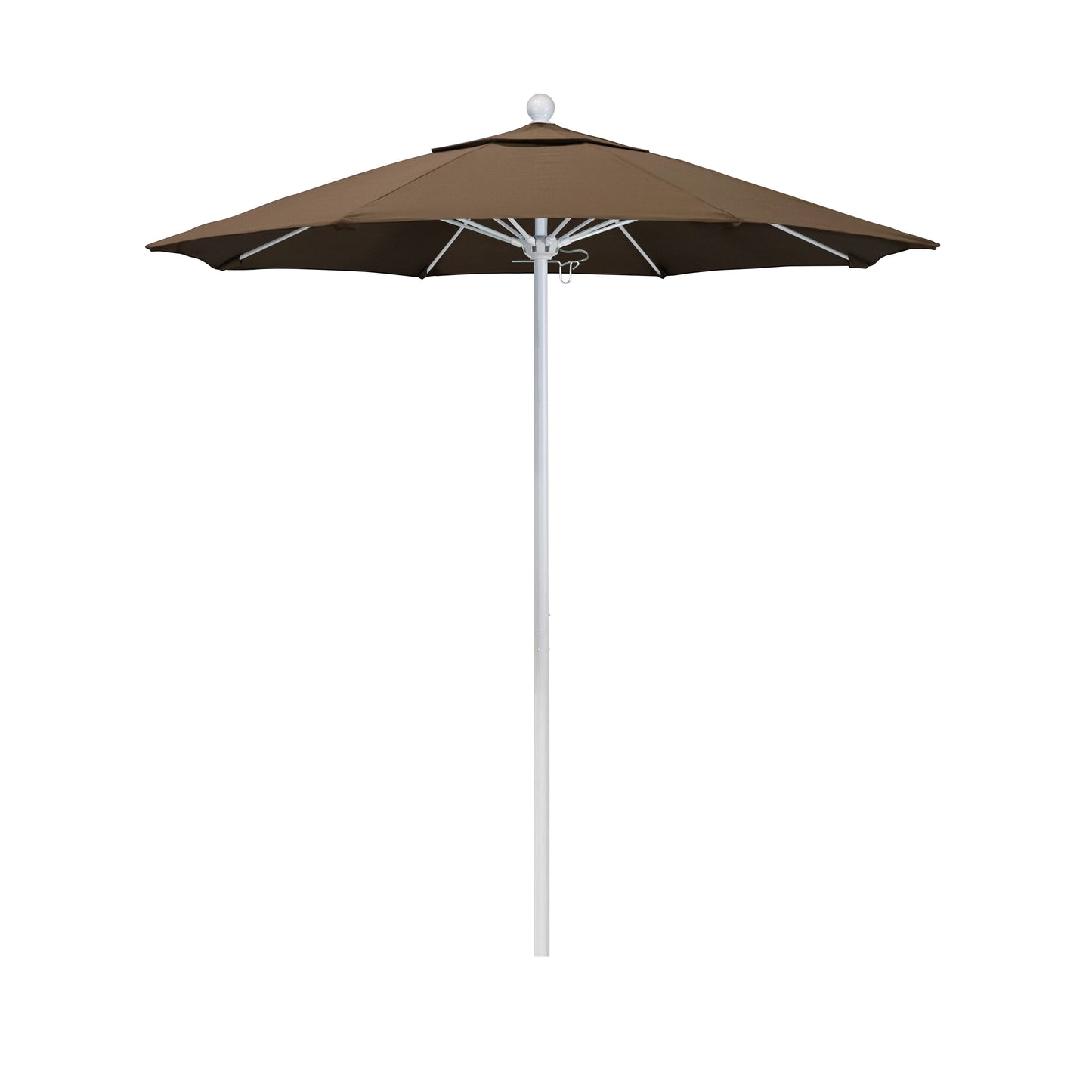 CasaFoyer 7.5' Commercial Grade Patio Umbrella with Aluminum Frame and Fiberglass Ribs - Durable and User-Friendly