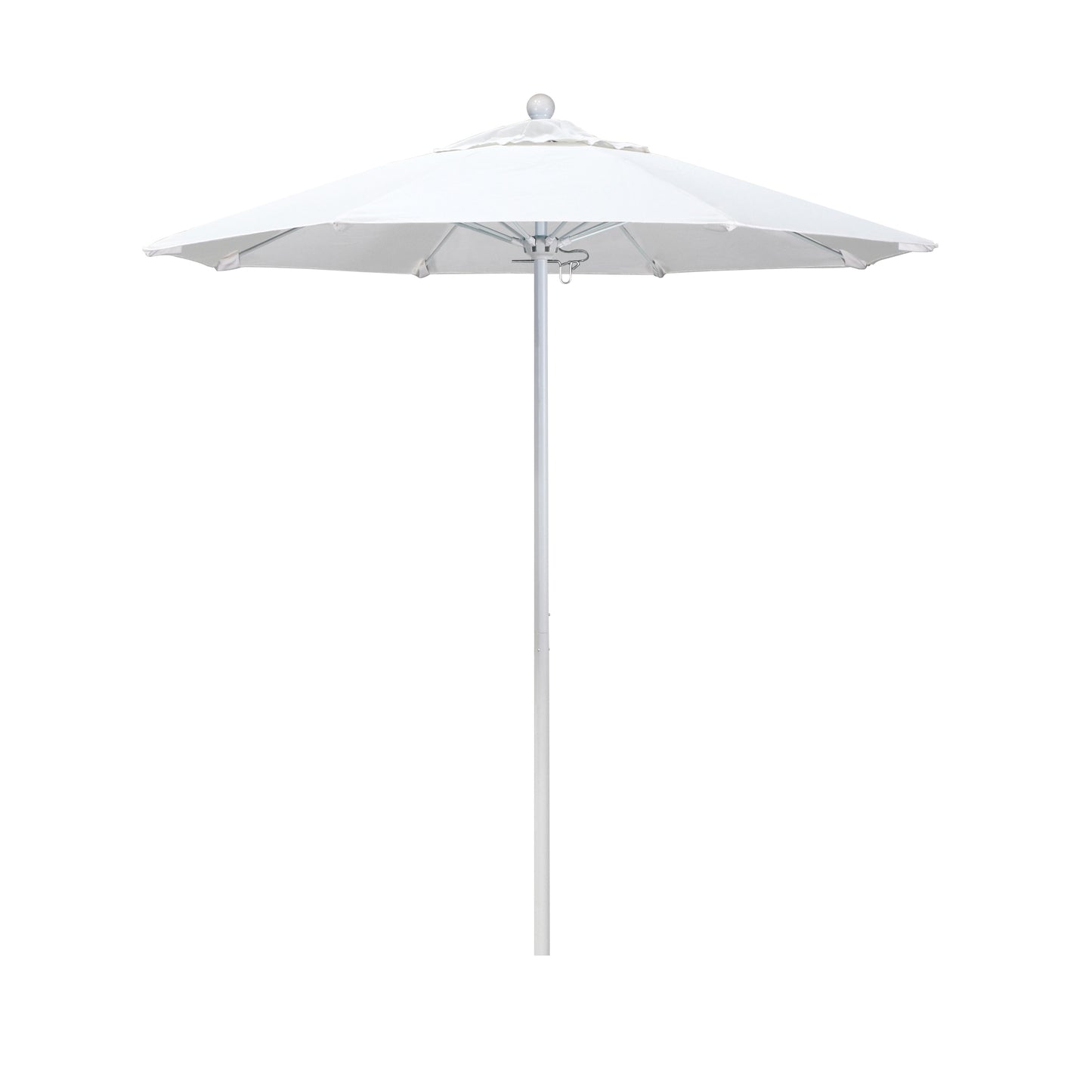 CasaFoyer 7.5' Commercial Grade Patio Umbrella with Aluminum Frame and Fiberglass Ribs - Durable and Stable, Push Lift System, 3-Year Warranty