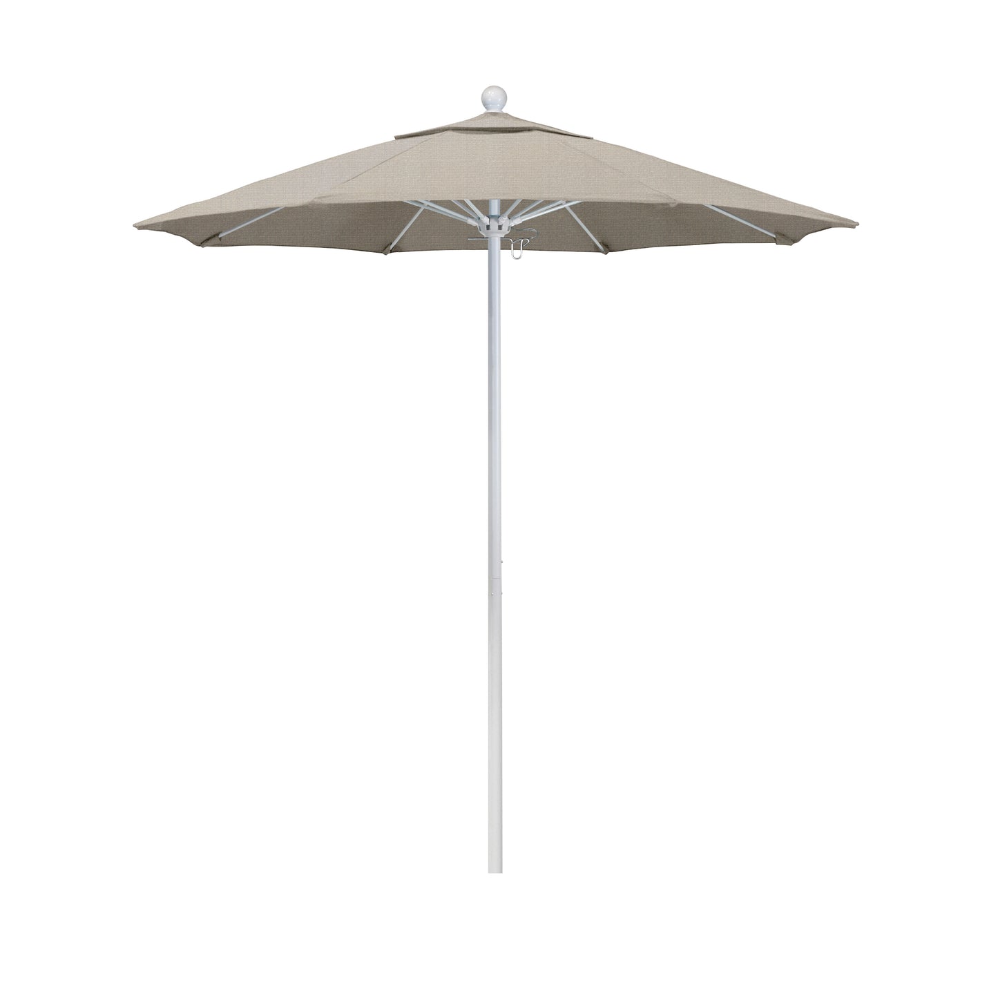 CasaFoyer 7.5' Commercial Grade Patio Umbrella | Sturdy Aluminum Frame | Fiberglass Ribs | Push Lift System | 3-Year Warranty | Ideal for Residential & Commercial Use