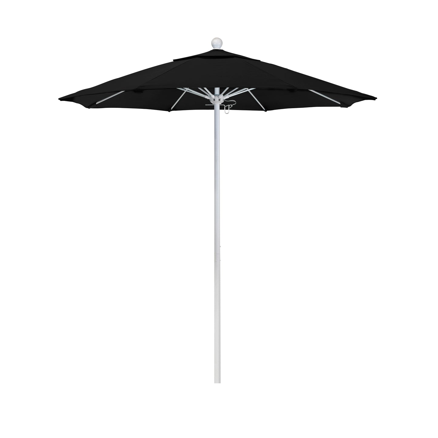 CasaFoyer 7.5' Commercial Grade Patio Umbrella | Sturdy Aluminum Frame | Fiberglass Ribs | Push Lift System | 3-Year Warranty | Ideal for Residential & Commercial Use