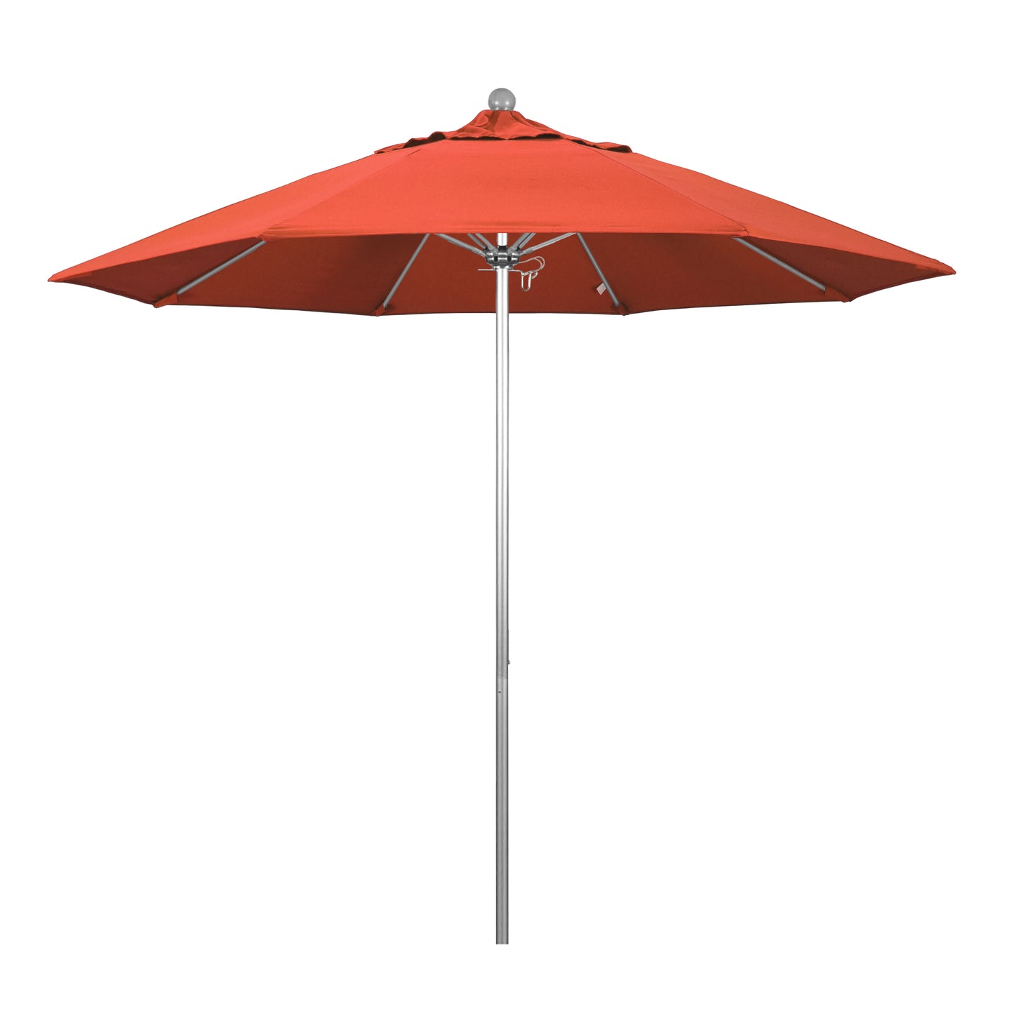 CasaFoyer California Umbrella 9ft Heavy Duty Commercial Grade Umbrella | Aluminum Frame | Fiberglass Ribs | Push Lift System | 3-Year Warranty