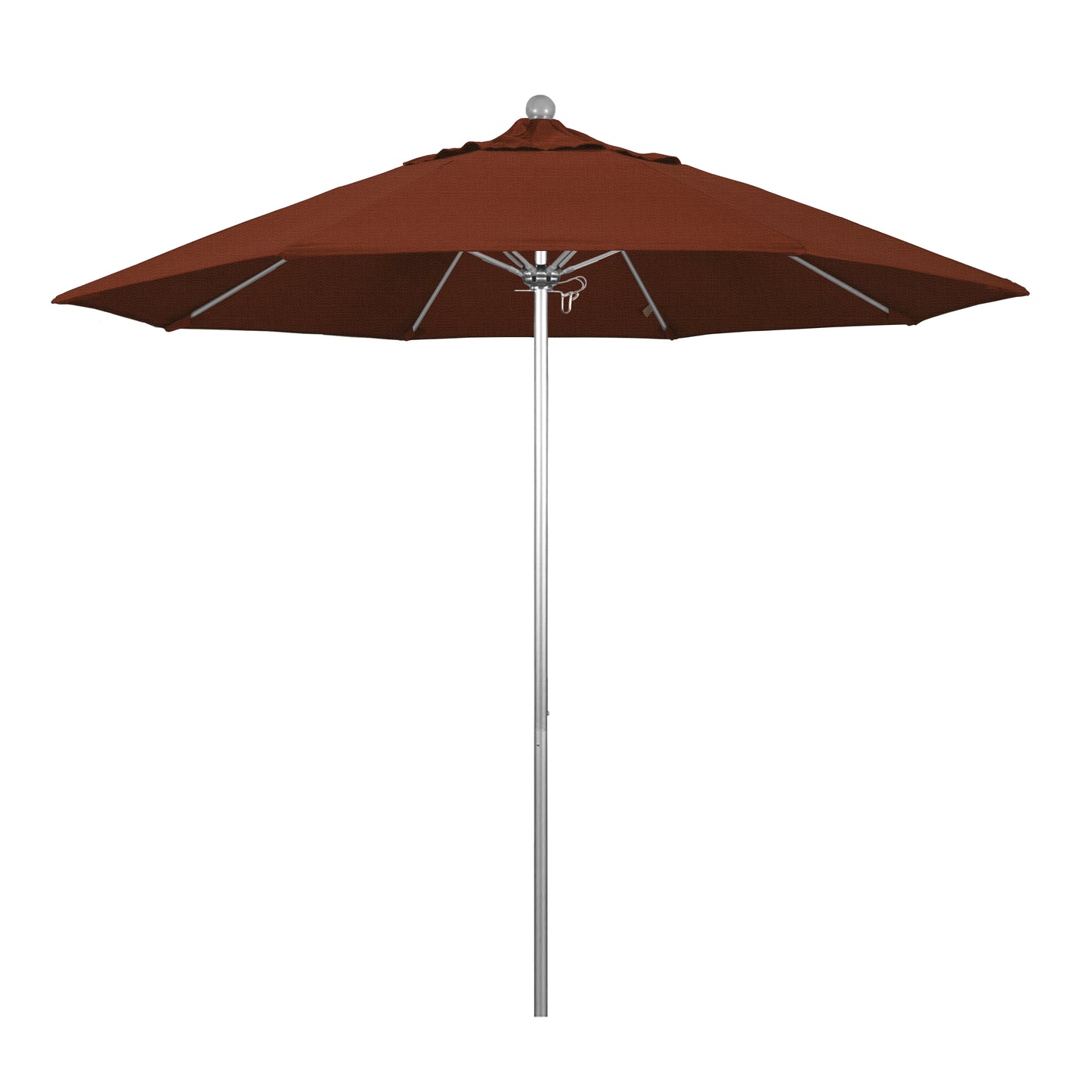 CasaFoyer California Umbrella 9ft Heavy Duty Commercial Grade Patio Umbrella | Aluminum Frame | Fiberglass Ribs | Push Lift System | 3-Year Warranty