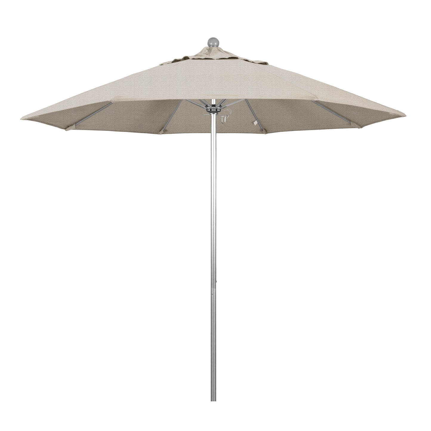 CasaFoyer California Umbrella 9ft Commercial Grade Patio Umbrella | Sturdy Aluminum Frame | Fiberglass Ribs | Push Lift System | 3-Year Warranty