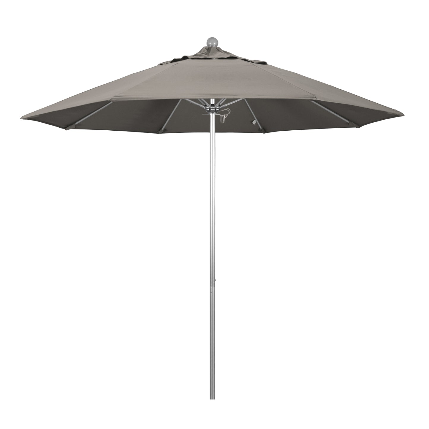 CasaFoyer 9' Commercial Grade Patio Umbrella with Durable Aluminum Frame, Fiberglass Ribs, and Push Lift System - Ideal for Residential and Commercial Use