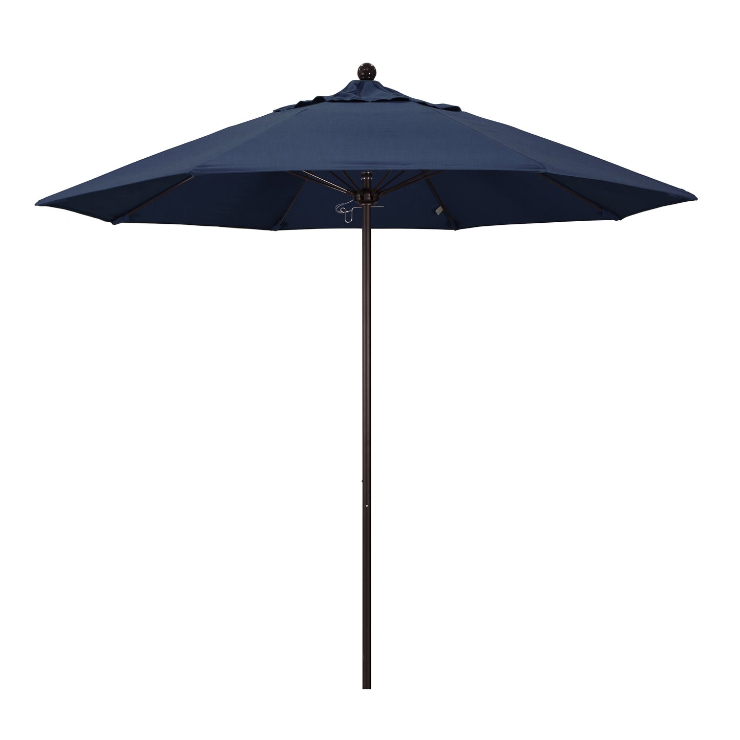 CasaFoyer 9' Commercial Grade Patio Umbrella with Aluminum Frame, Fiberglass Ribs, and Push Lift System - Durable and Versatile for Residential and Commercial Use