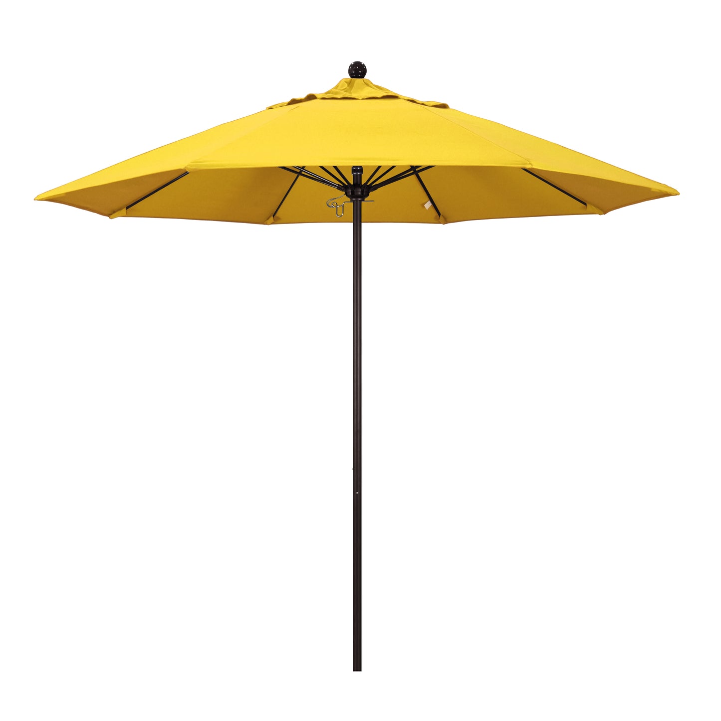 CasaFoyer California Umbrella 9ft Heavy Duty Commercial Grade Patio Umbrella - Aluminum Frame, Fiberglass Ribs, Push Lift System, 3-Year Warranty