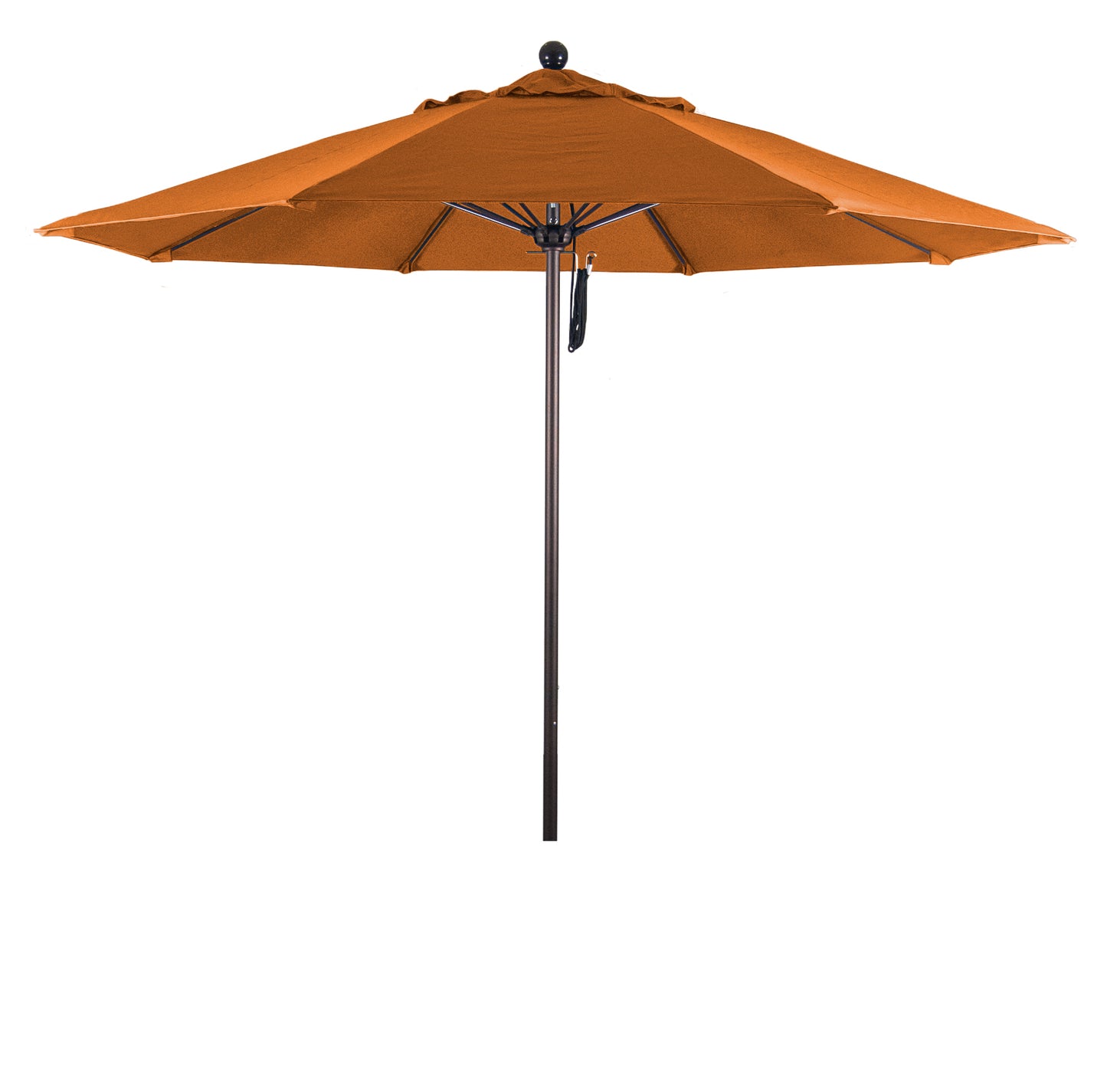 CasaFoyer 9' Commercial Grade Patio Umbrella with Sturdy Aluminum Frame, Fiberglass Ribs, and Push Lift System - 3-Year Warranty, Ideal for Residential and Commercial Use