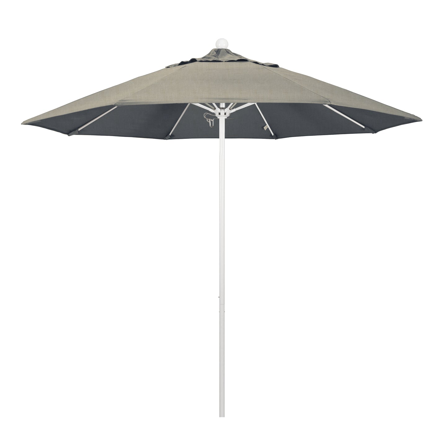 CasaFoyer 9' Commercial Grade Patio Umbrella with Aluminum Frame, Fiberglass Ribs, and Push Lift System - Durable and Reliable for Residential and Commercial Use