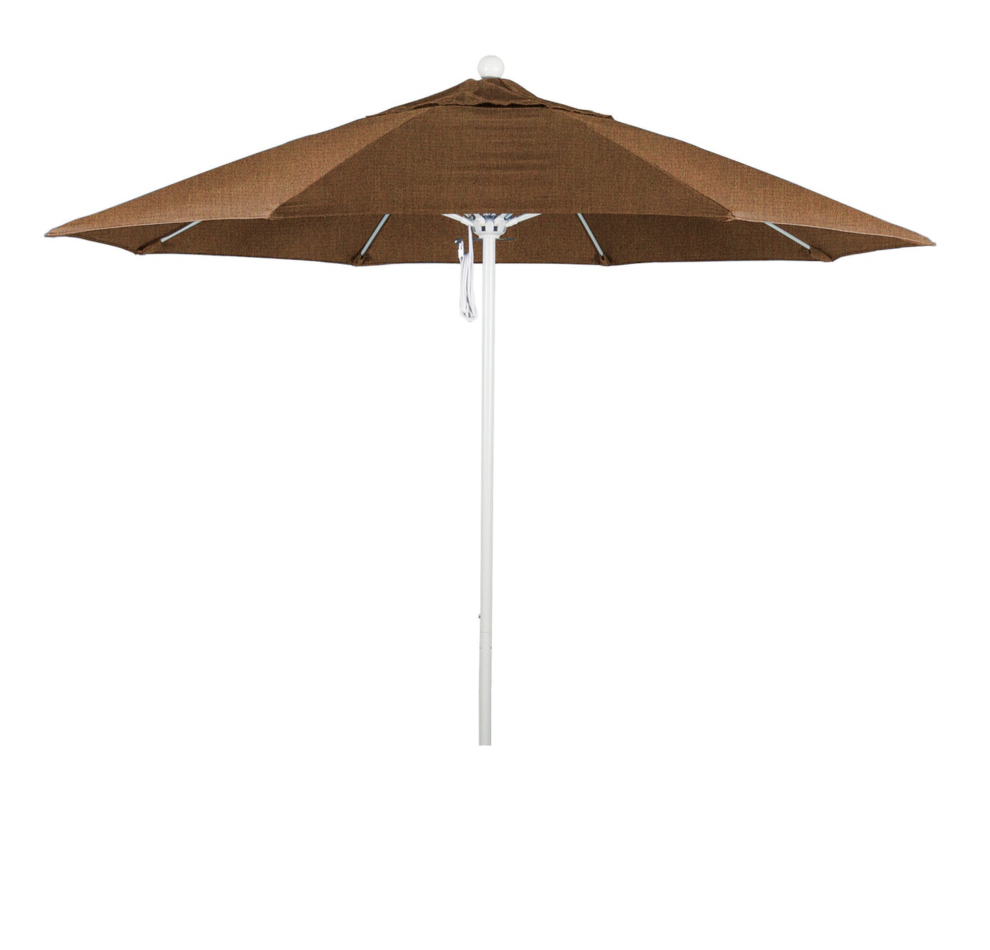 CasaFoyer 9' Commercial Grade Patio Umbrella with Sturdy Aluminum Frame, Fiberglass Ribs, and Push Lift System - 3-Year Warranty