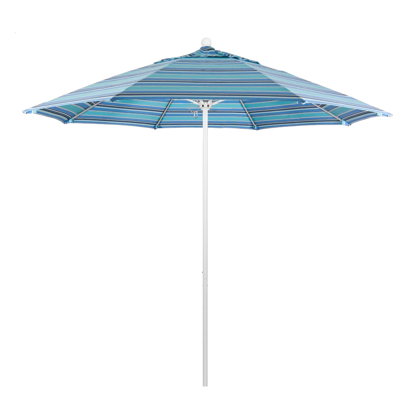 CasaFoyer California Umbrella 9ft Heavy-Duty Commercial Grade Patio Umbrella | Aluminum Frame | Fiberglass Ribs | Push Lift System | 3-Year Warranty