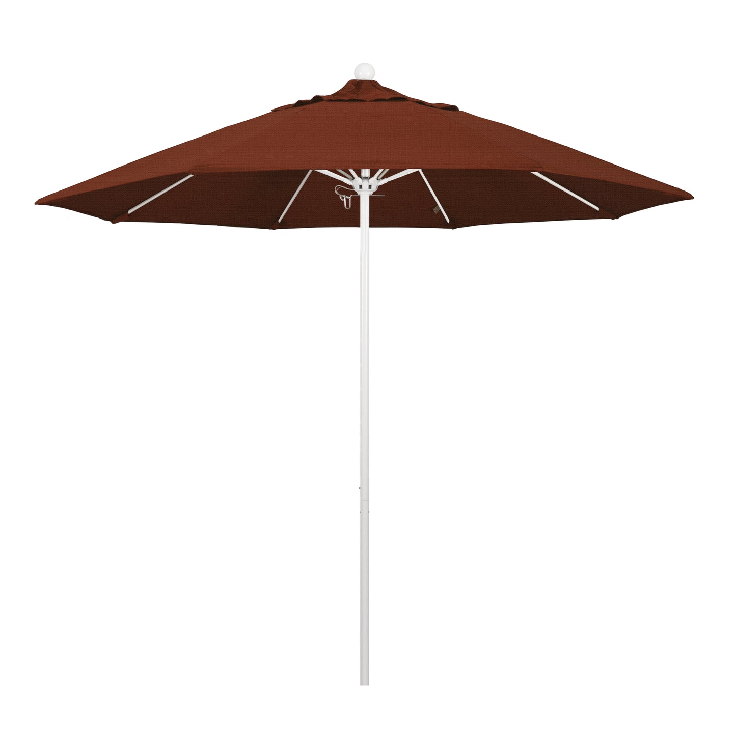 CasaFoyer California Umbrella 9ft Commercial Grade Patio Umbrella | Durable Aluminum Frame | Fiberglass Ribs | Push Lift System | 3-Year Warranty
