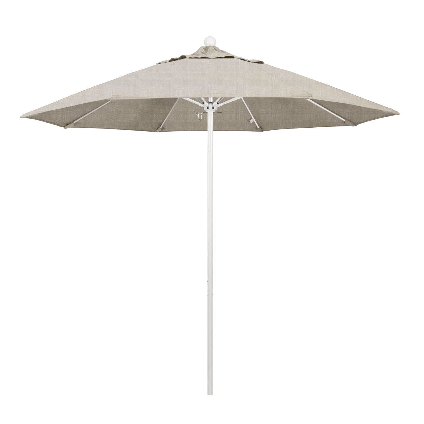 CasaFoyer 9' Commercial Grade Patio Umbrella with Aluminum Frame and Fiberglass Ribs - Durable and Reliable - Push Lift System - 3-Year Warranty