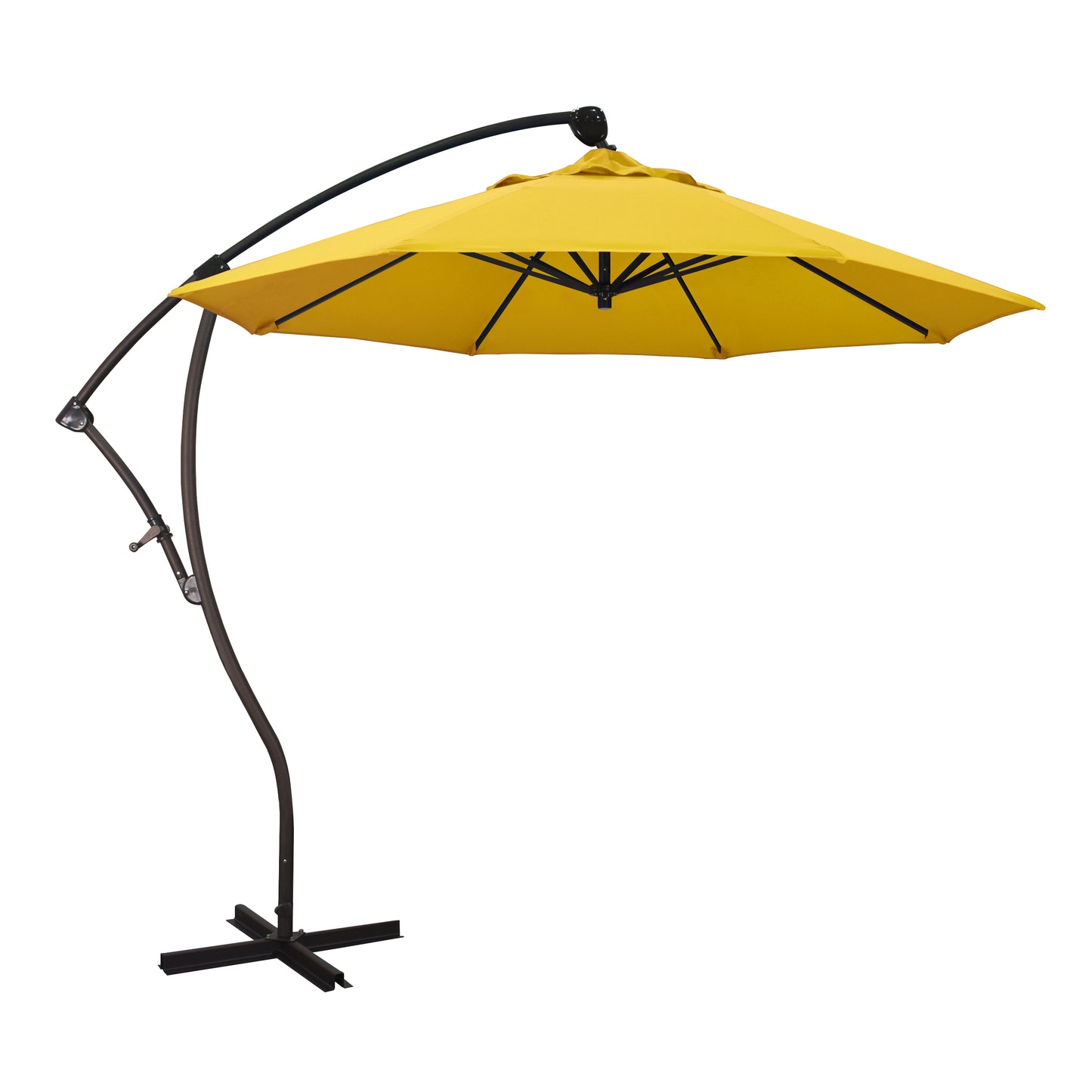 CasaFoyer California Umbrella BA 908 9ft Cantilever Umbrella - 360 Tilt & Turn, Aluminum Pole, Stainless Steel Crank, Durable Design