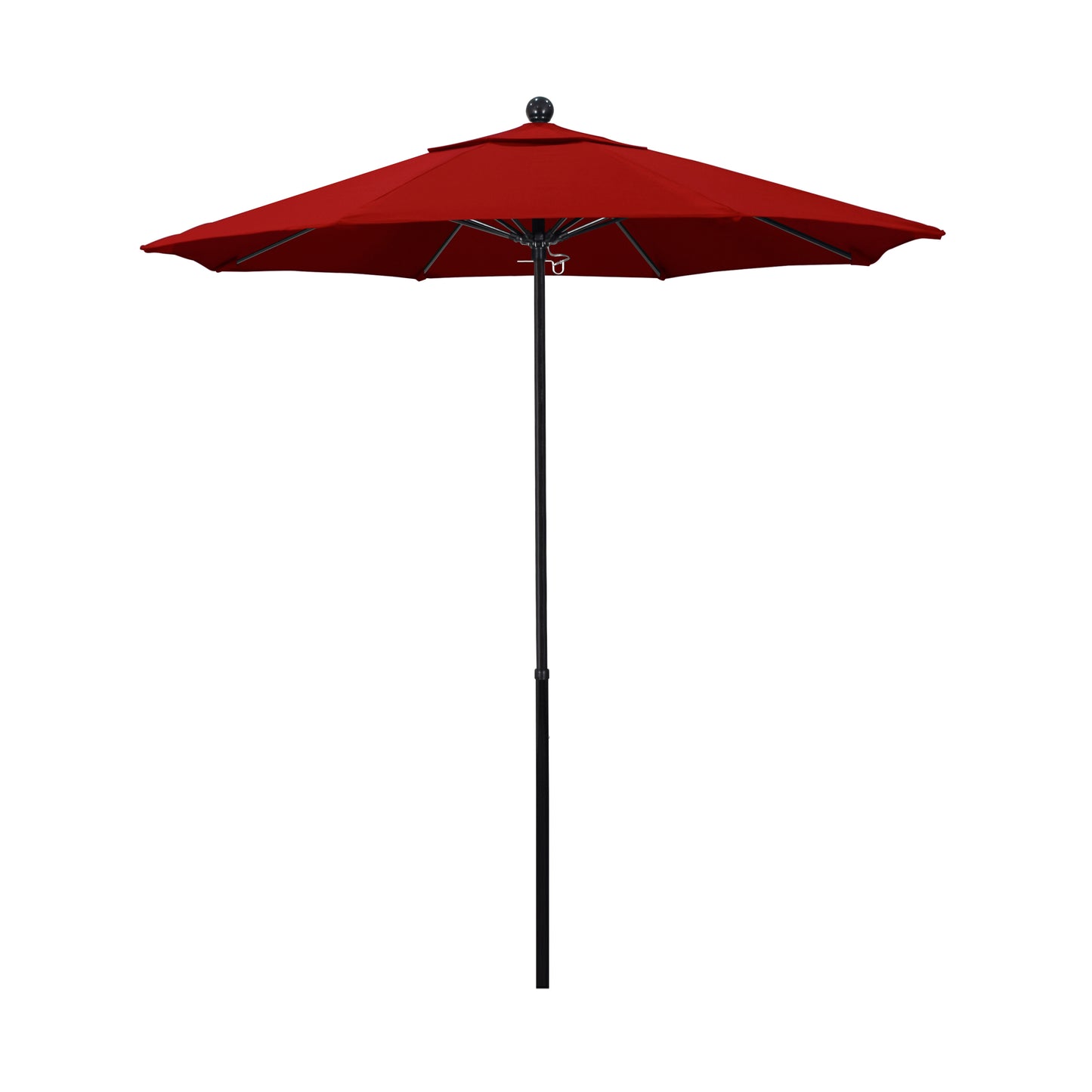 CasaFoyer EFFO758 Commercial Grade Umbrella by California Umbrella - 7ft Canopy, Adjustable Height, Fiberglass Frame - Perfect for Outdoor Dining and Customization - Stay Protected and Embrace the Elements