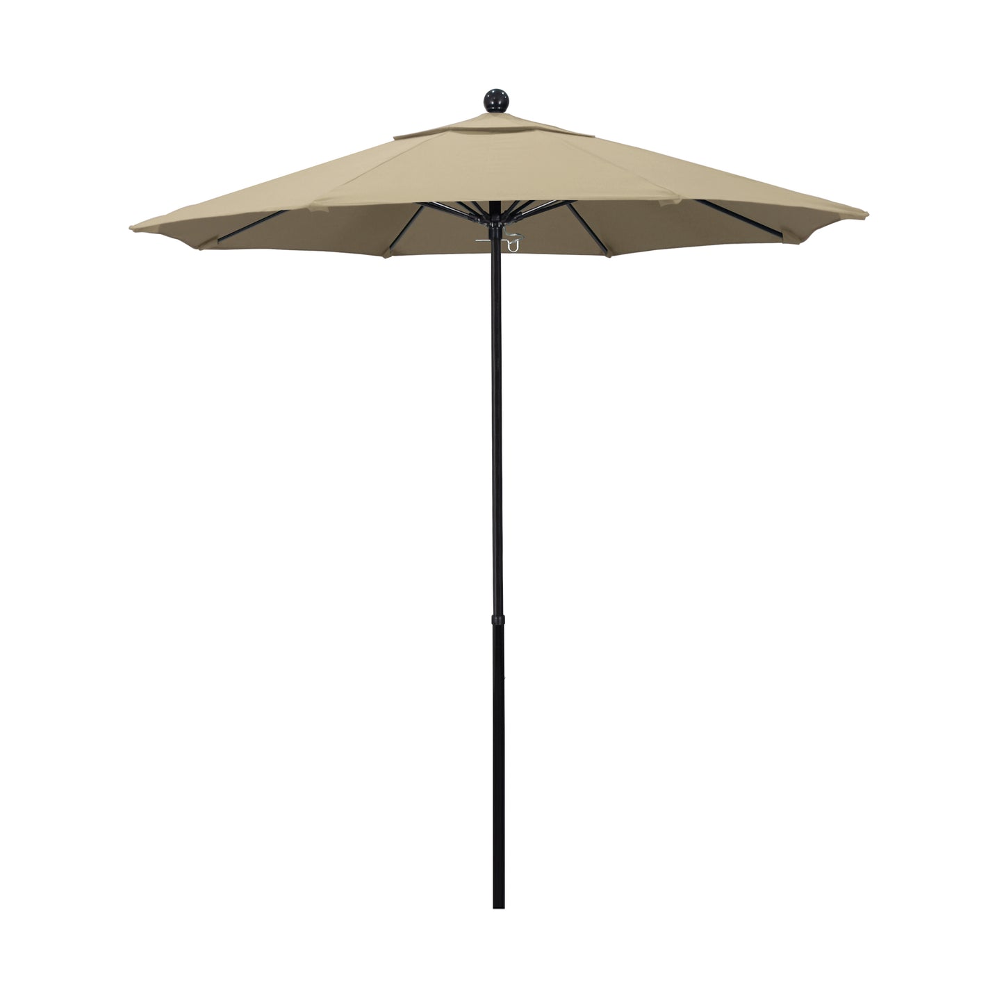 CasaFoyer EFFO758 Commercial Grade Umbrella - Durable All-Fiberglass Frame, Adjustable Height Pole, Weather Resistant Canopy - Perfect for Outdoor Dining.
