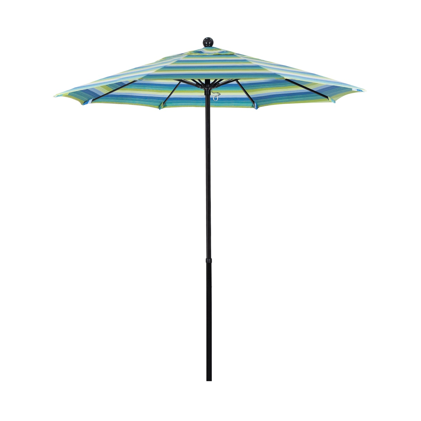 CasaFoyer EFFO758 Commercial Grade Fiberglass Umbrella by California Umbrella - Innovative Design, Unparalleled Weather Resistance, Adjustable Height, Perfect for Outdoor Dining.
