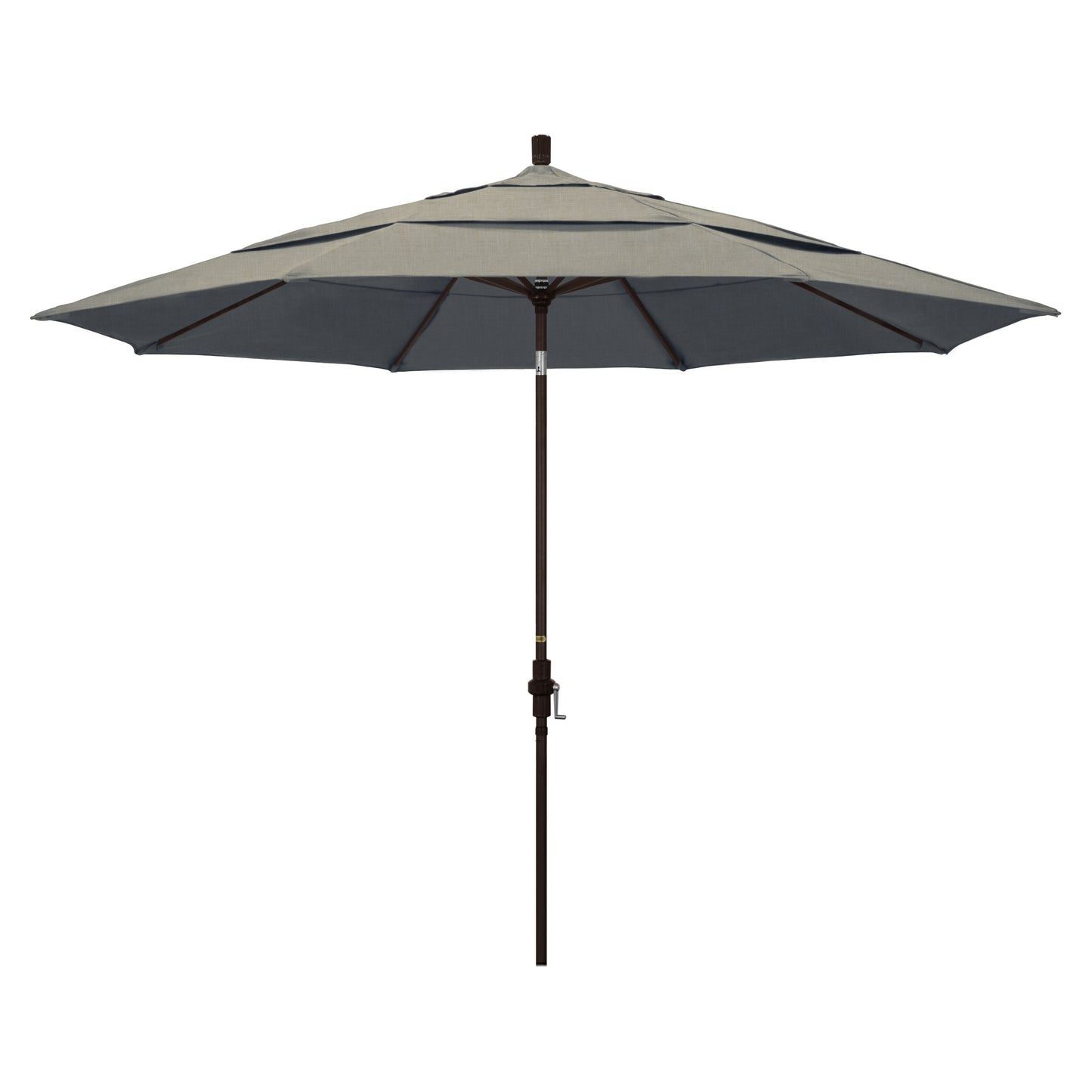 CasaFoyer 11ft California Umbrella - Extra Large Size, Sturdy Aluminum Frame, Collar Tilt Design, Easy Crank-to-Open Mechanism, Durable & User-Friendly