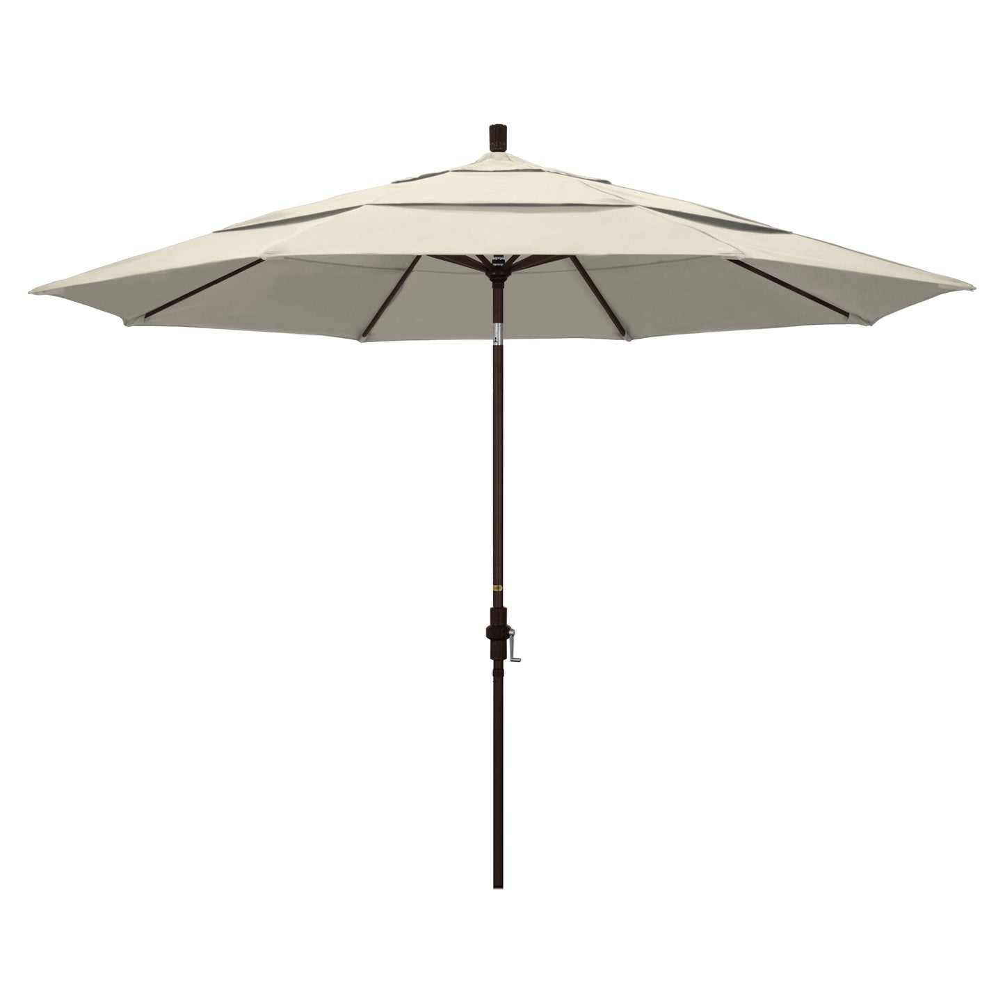 CasaFoyer 11' California Umbrella - Market Style with Collar Tilt Design | Ample Shade, Durable Aluminum Frame | User-Friendly & Convenient