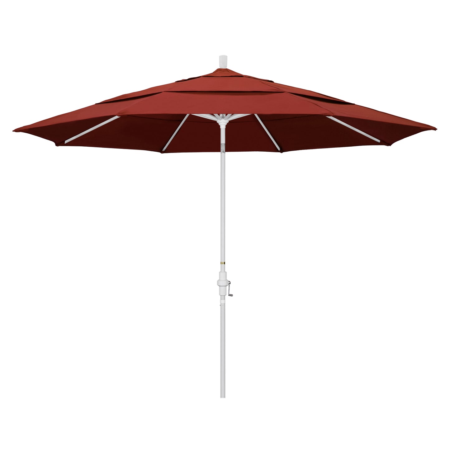 CasaFoyer 11' California Umbrella - Market Style with Collar Tilt Design, Aluminum Frame - Ideal for Residential Use - Crank-to-Open Feature - Durable & User-Friendly