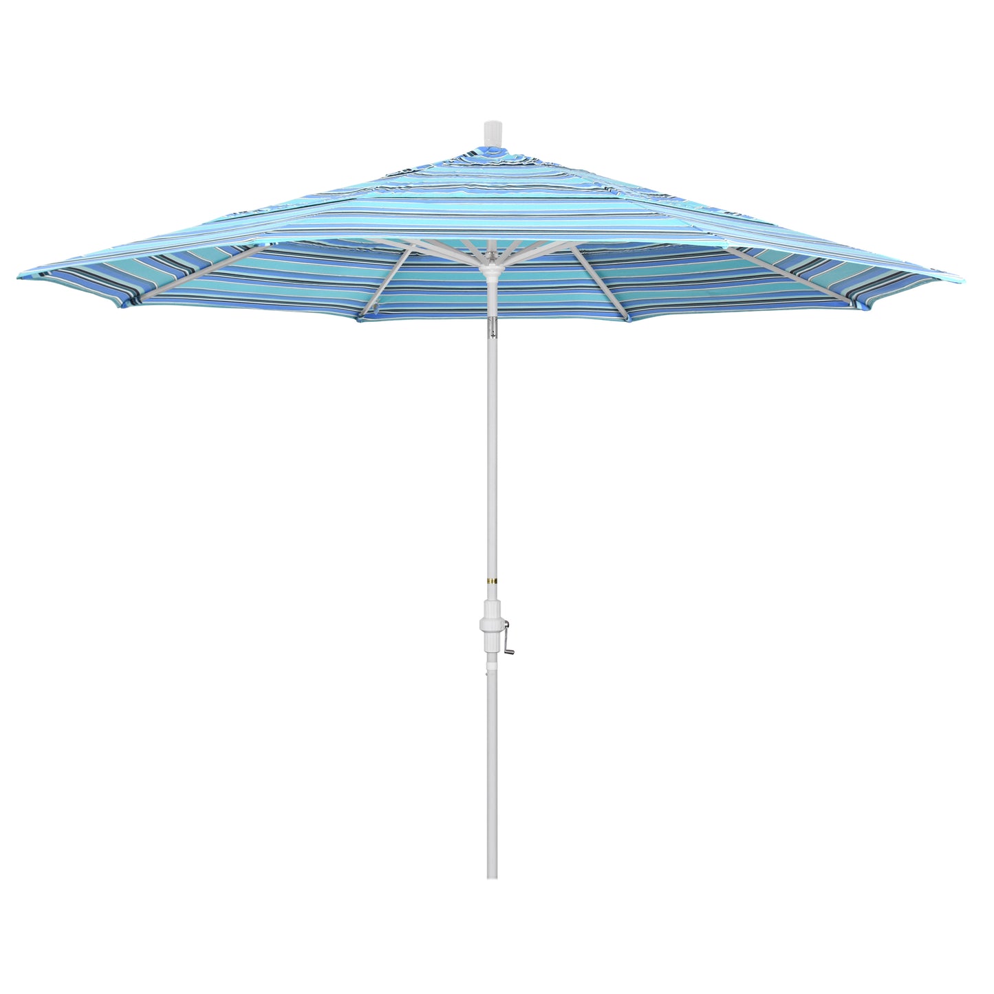CasaFoyer 11ft California Umbrella - Extra Large Size, Sturdy Aluminum Frame, Collar Tilt Design, Easy Crank-to-Open, Durable & User-Friendly - Perfect for Residential Owners