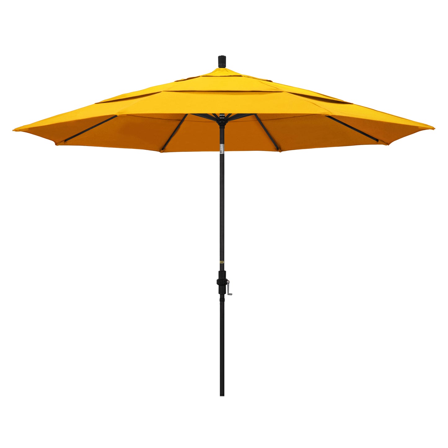 CasaFoyer 11' California Umbrella - Market Style, Advanced Collar Tilt Design, Sturdy Aluminum Frame, Crank-to-Open Feature, Durable & User-Friendly
