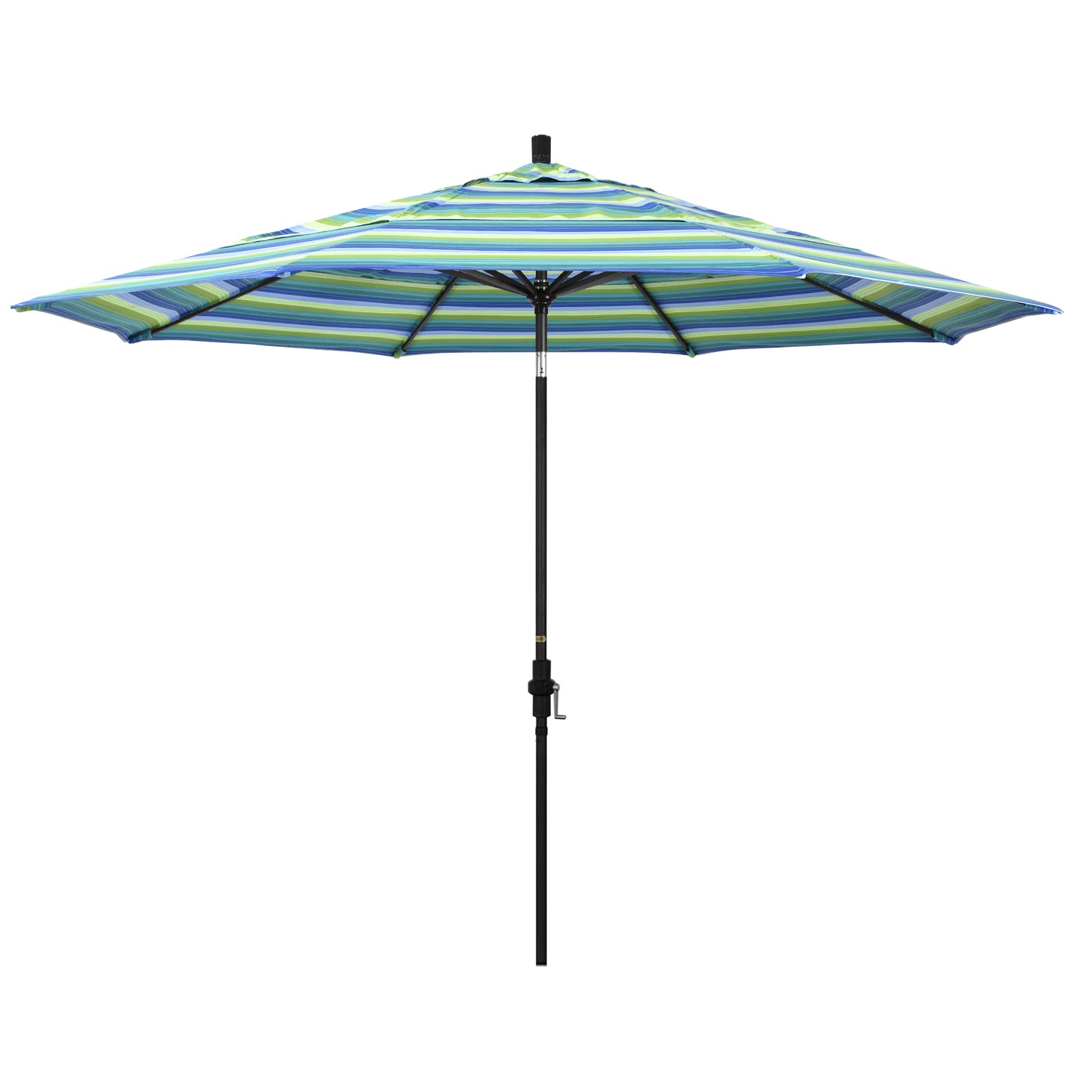 CasaFoyer 11ft California Umbrella - Extra Large Size, Sturdy Aluminum Frame, Collar Tilt Design, Crank-to-Open Mechanism, Optimal Shade Coverage