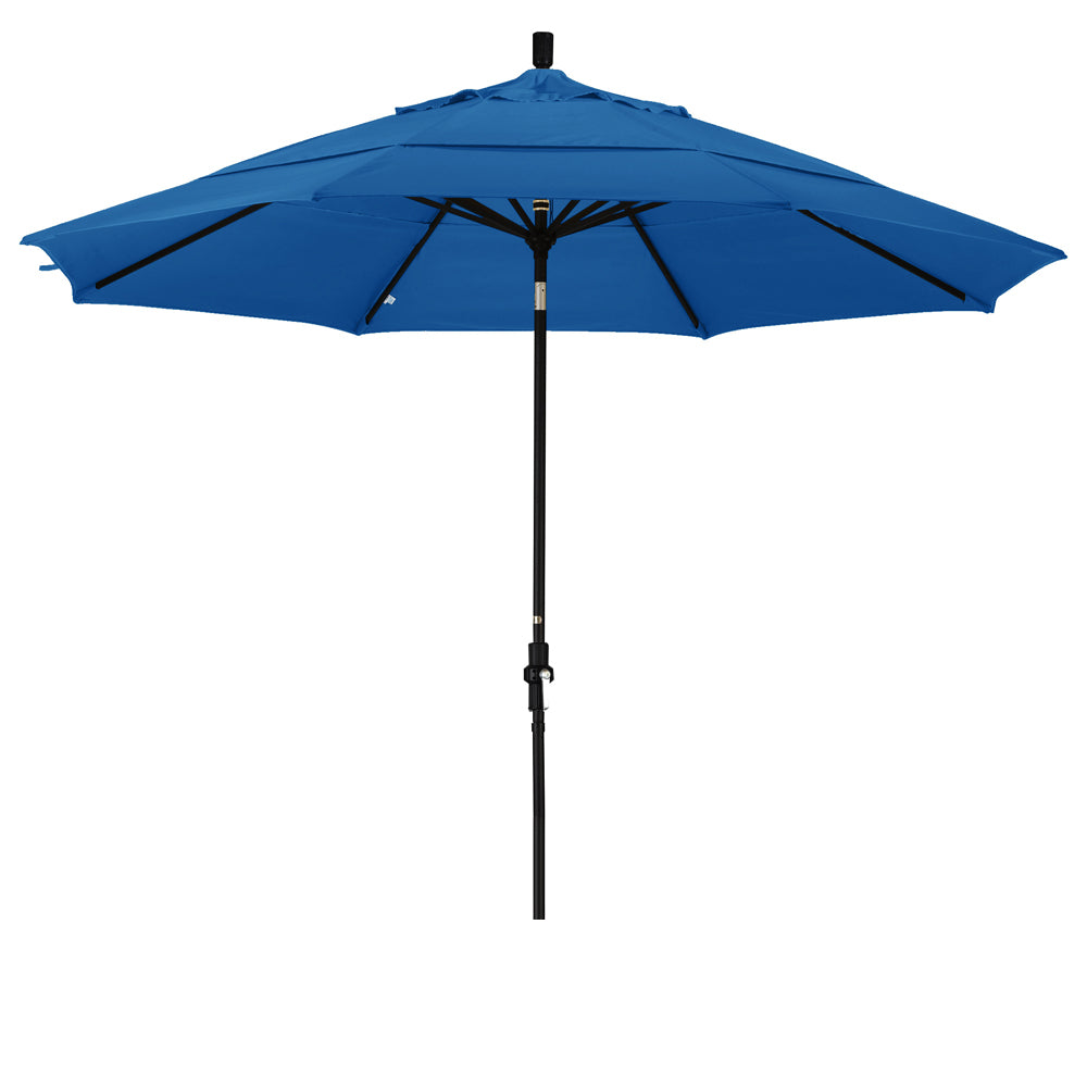 CasaFoyer 11ft California Umbrella - Extra Large Size, Sturdy Aluminum Frame, Collar Tilt Design, Easy Crank-to-Open Feature, Adjustable Tilt Angle, Market Style