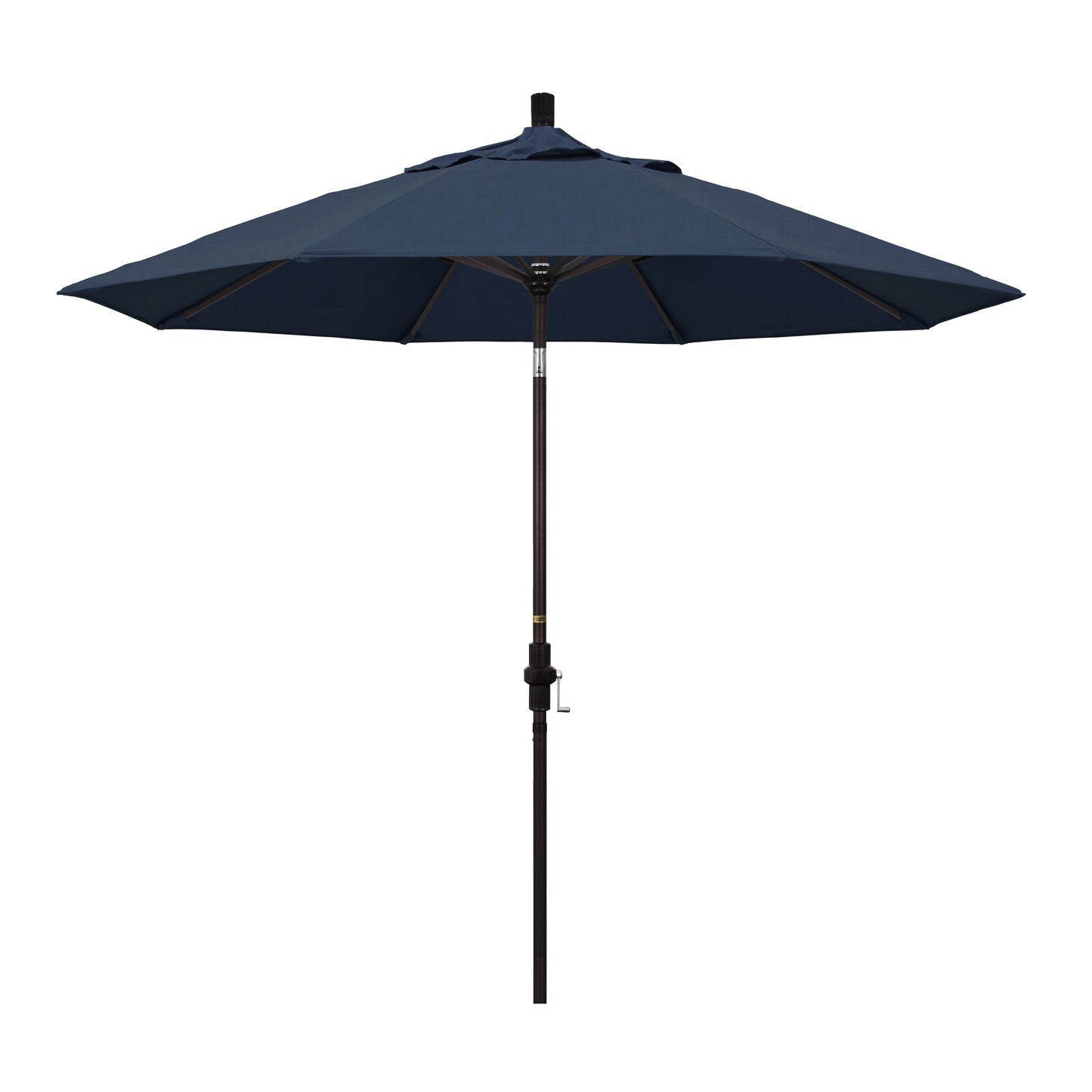 CasaFoyer California Umbrella 9' Market Umbrella with Advanced Collar Tilt Design - Durable Aluminum Frame - User-Friendly Crank Lift - Enjoyable Shade for Years